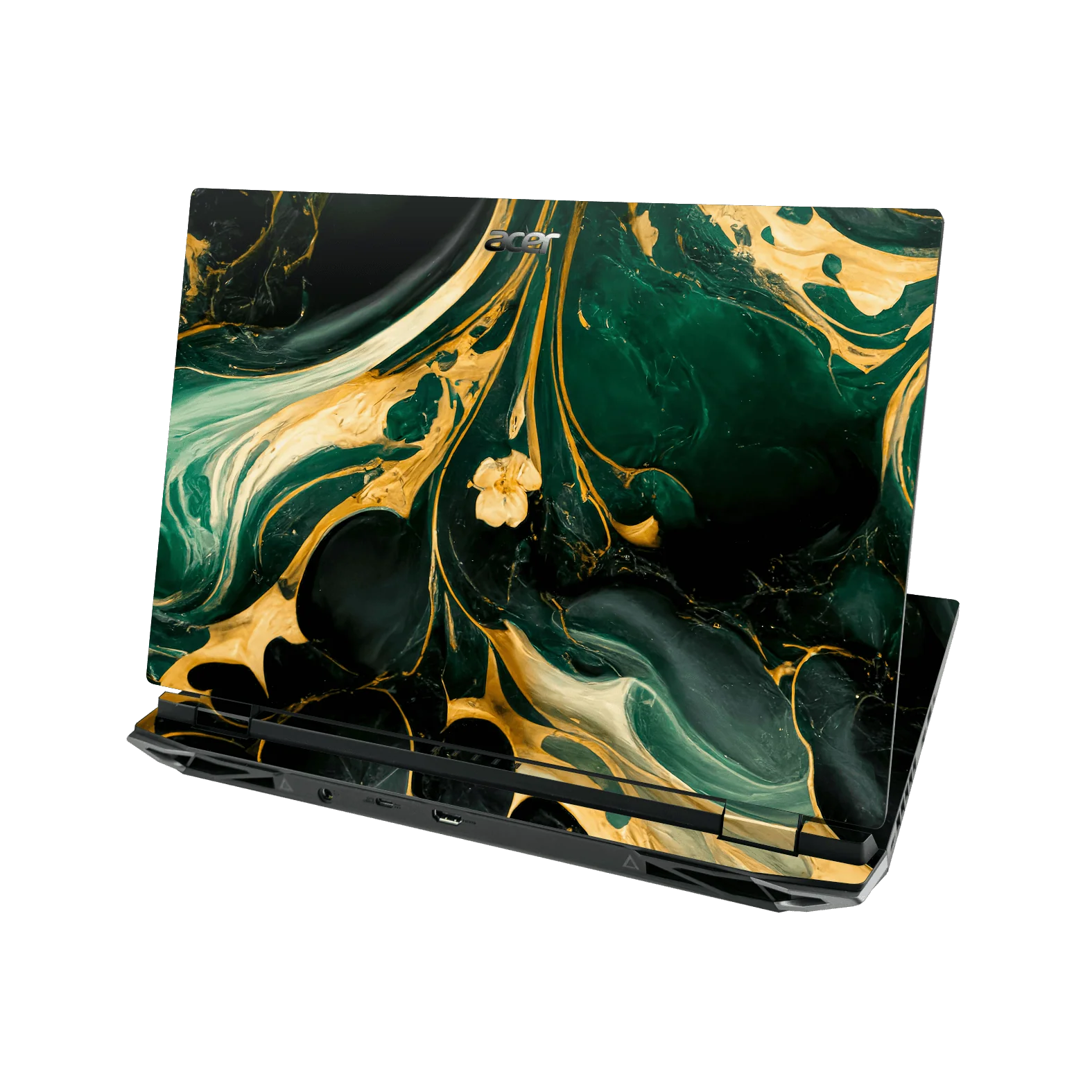 Acer NITRO 5 (17" | AN517-42) SIGNATURE AGATE GEODE Royal Green-Gold Skin