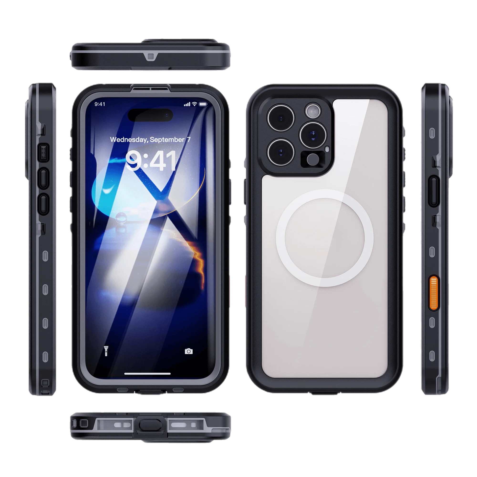 Custom IP68 Waterproof Case for iPhone 16 PRO - Image 3