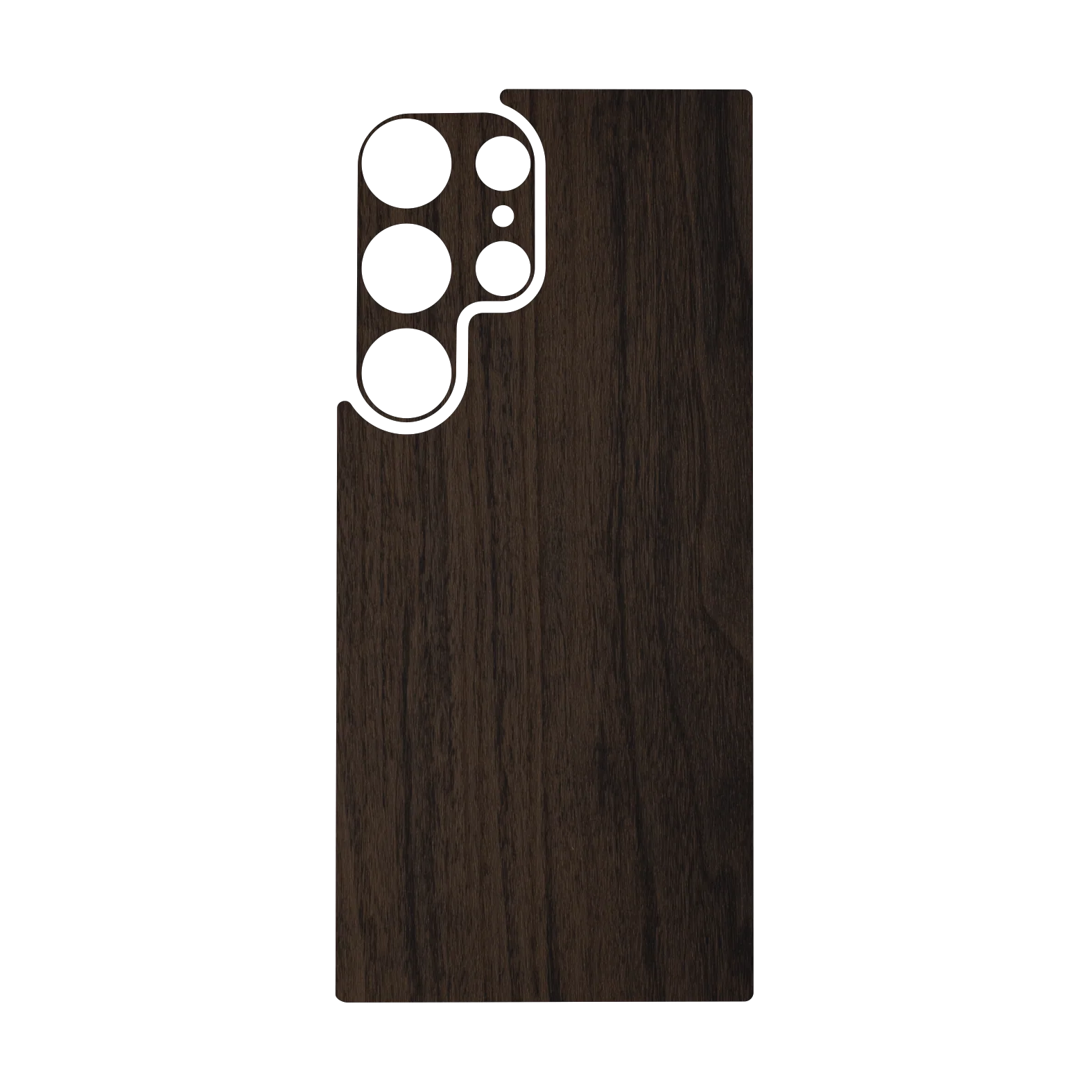 Galaxy S24 ULTRA Qcaze - LUXURIA Textured DARK WALNUT (Case + Skin Kit) - Image 3