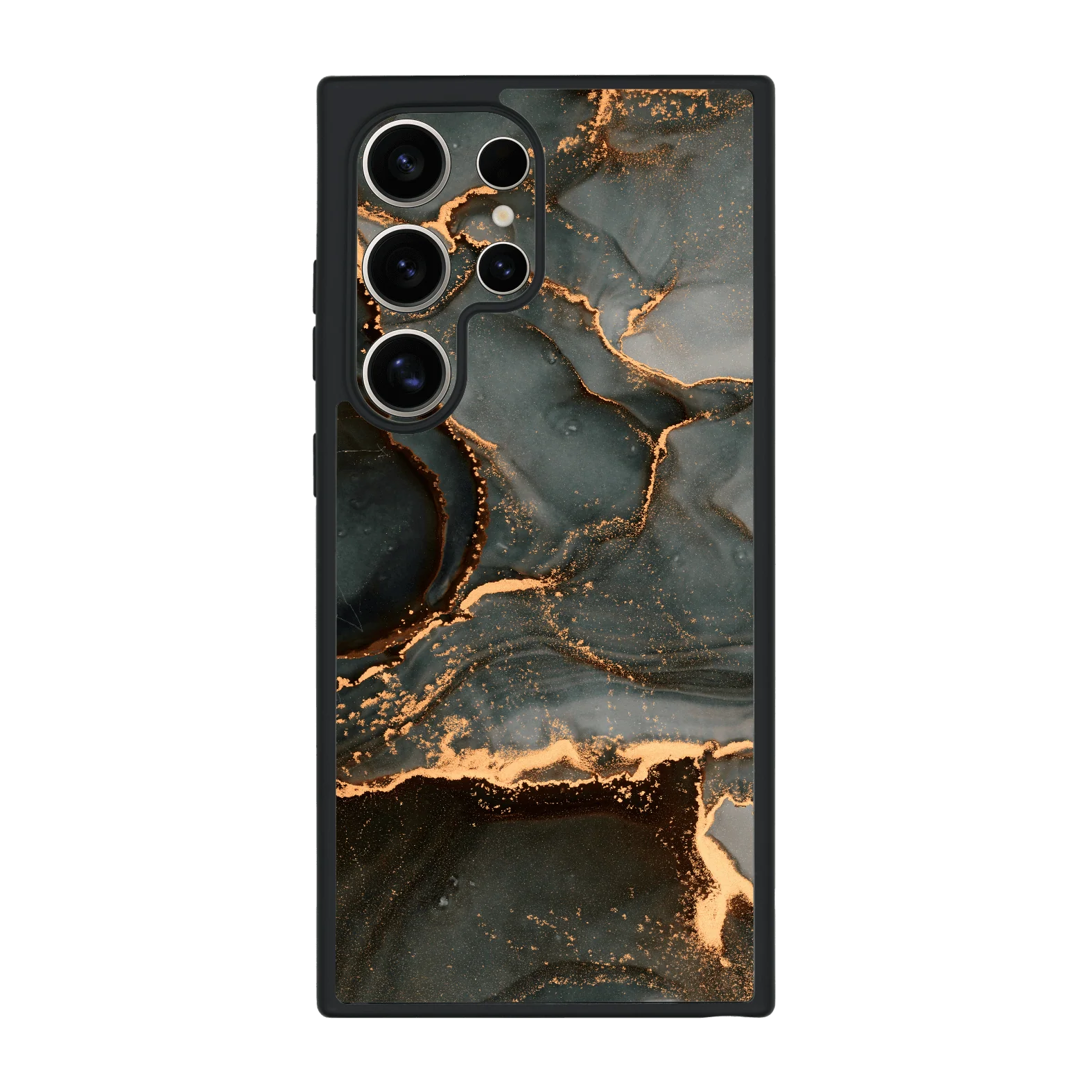 Galaxy S24 ULTRA Qcaze - SIGNATURE AGATE GEODE Deep Forest (Case + Skin Kit)