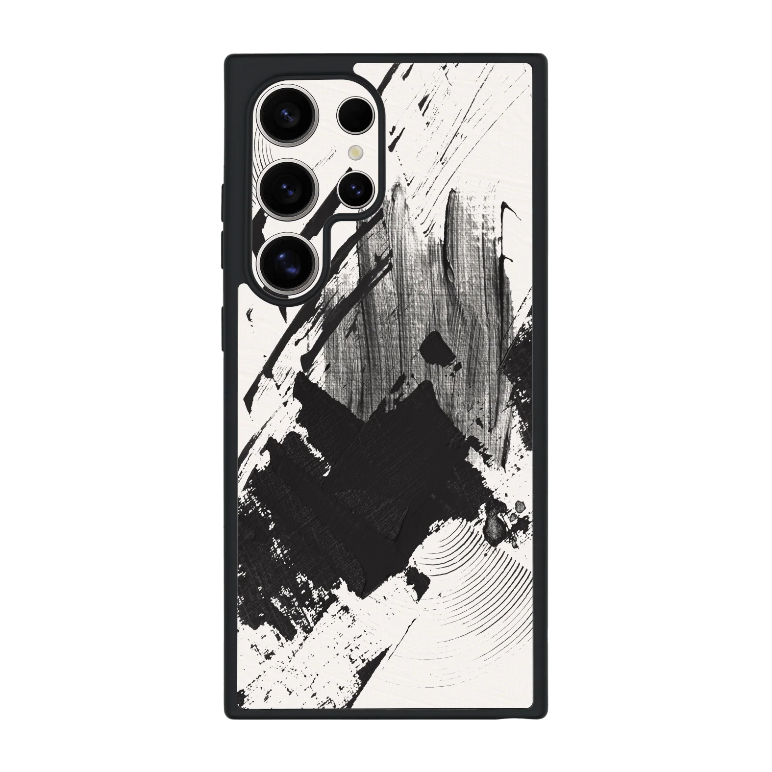 Galaxy S24 ULTRA Qcaze - SIGNATURE Black & White Madness (Case + Skin Kit)