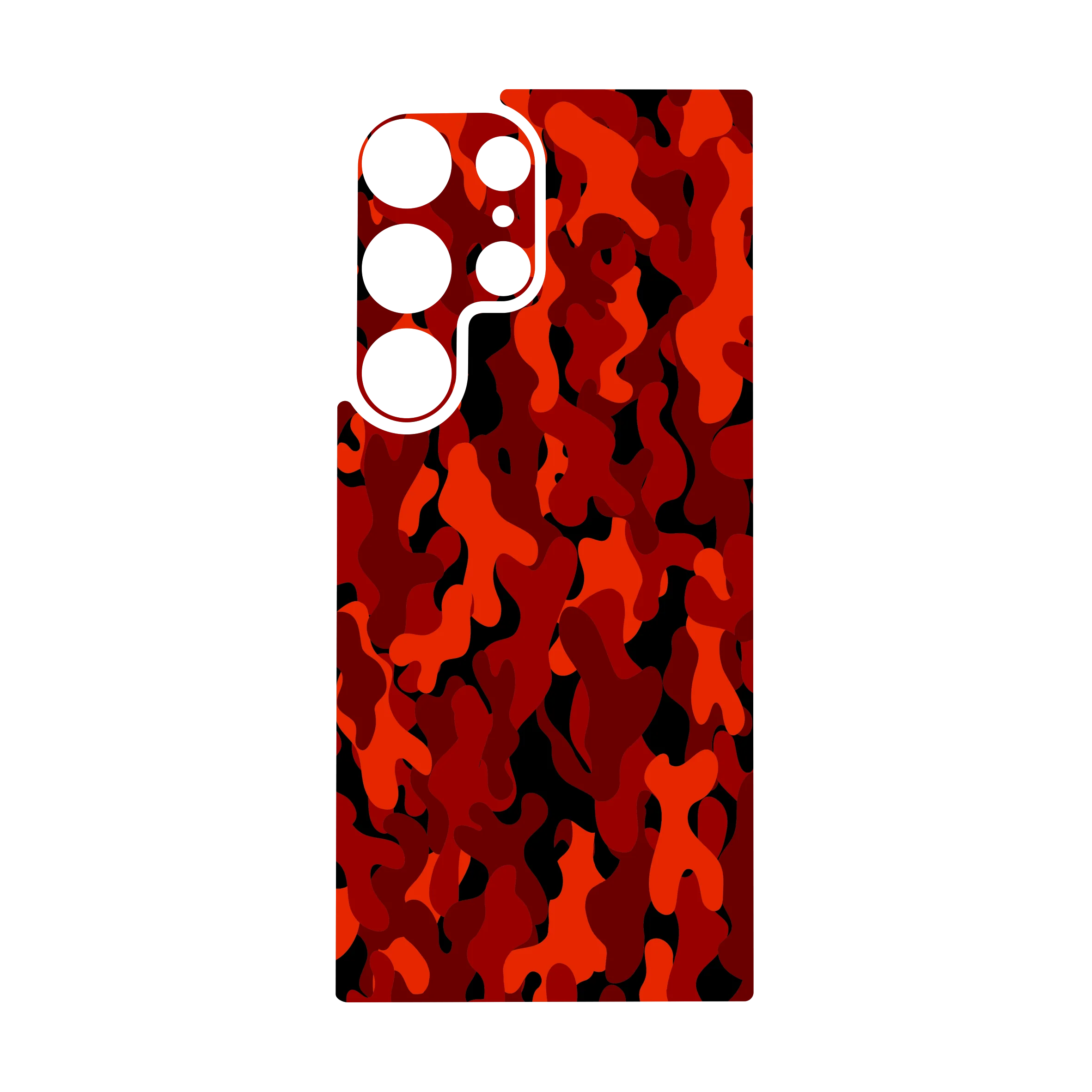 Galaxy S24 ULTRA Qcaze - SIGNATURE Fire CAMO (Case + Skin Kit) - Image 3