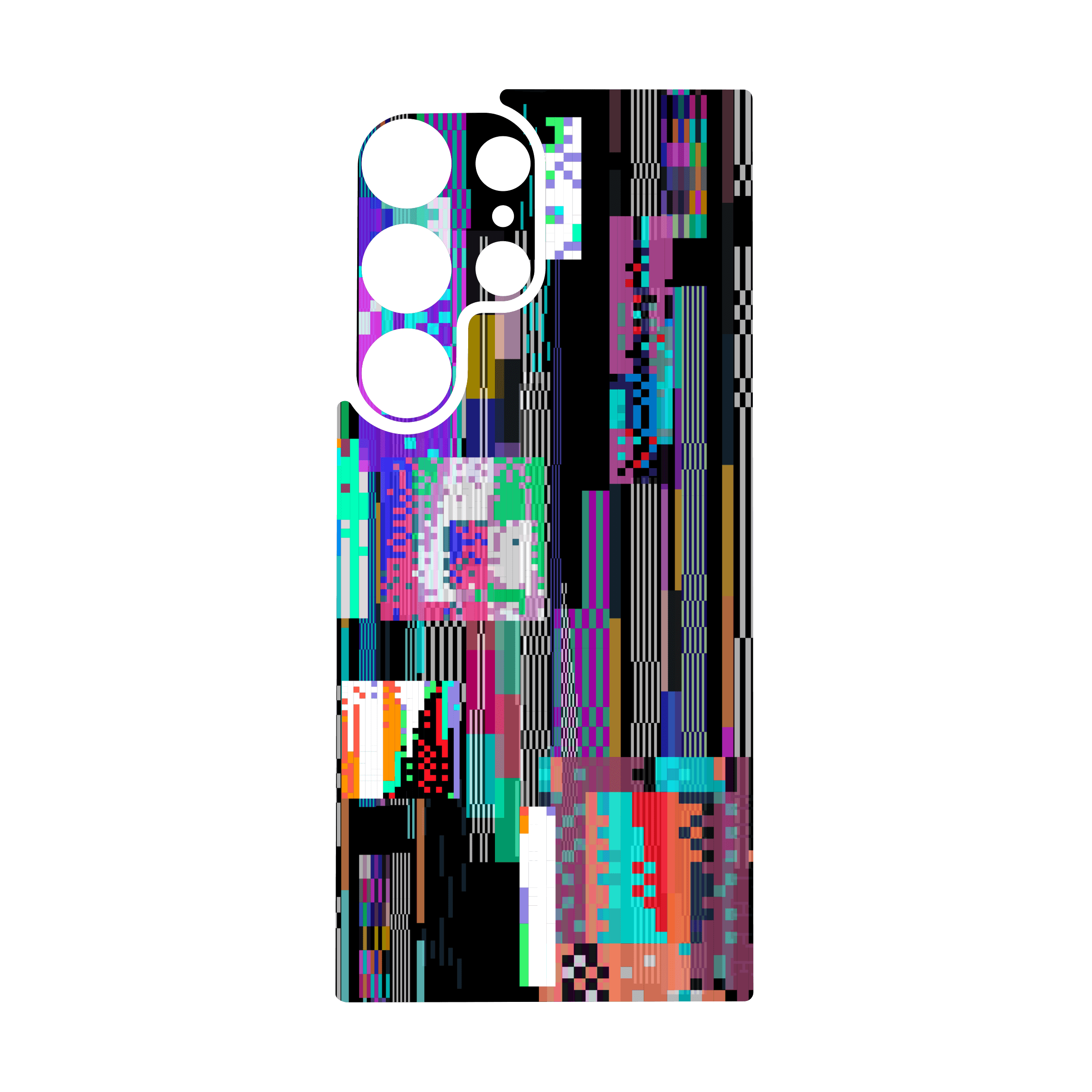 Galaxy S24 ULTRA Qcaze - SIGNATURE Glitchscape (Case + Skin Kit) - Image 3