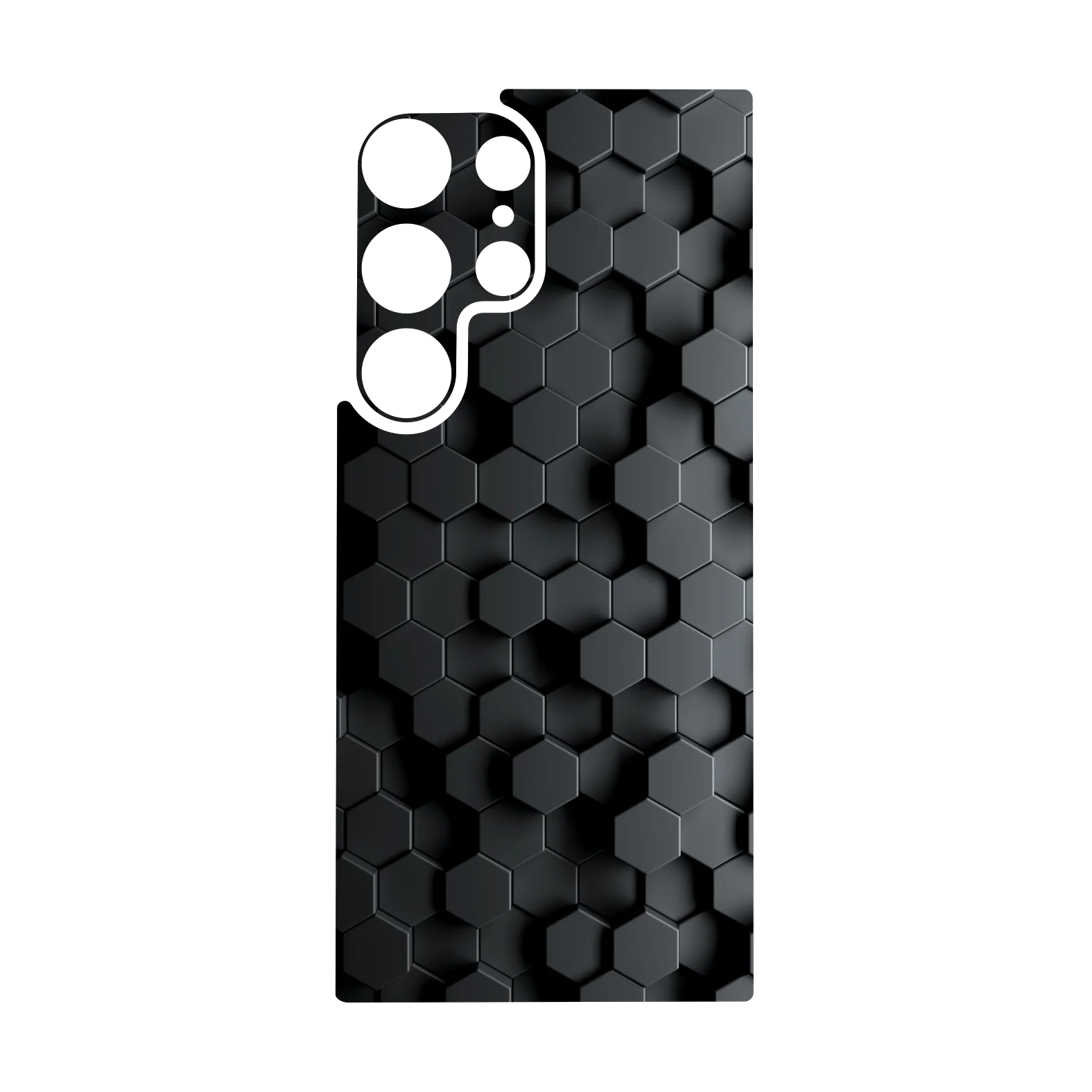 Galaxy S24 ULTRA Qcaze - SIGNATURE Hexagonal Reaction (Case + Skin Kit) - Image 3