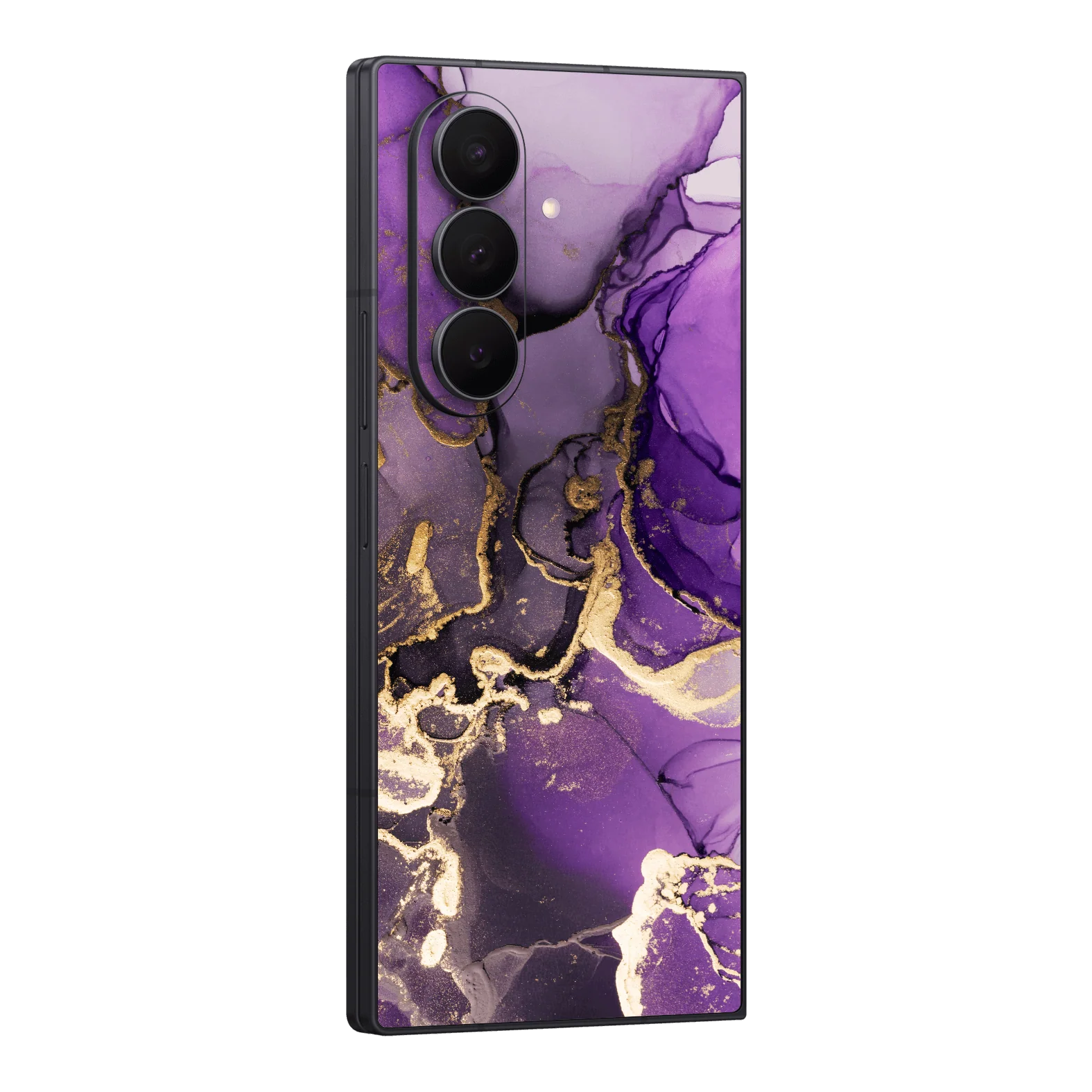 Galaxy Z FOLD 7 SIGNATURE AGATE GEODE Purple-Gold Skin