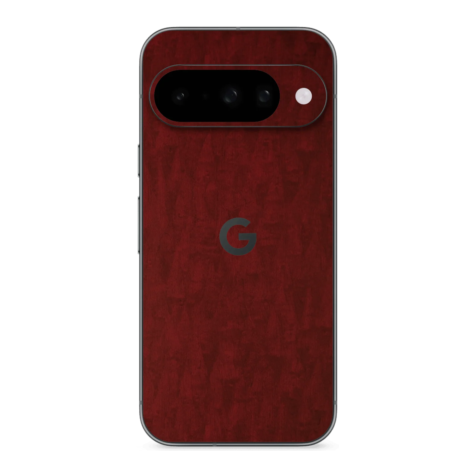 Google Pixel 10 LUXURIA Scarlet Satin Wood Skin