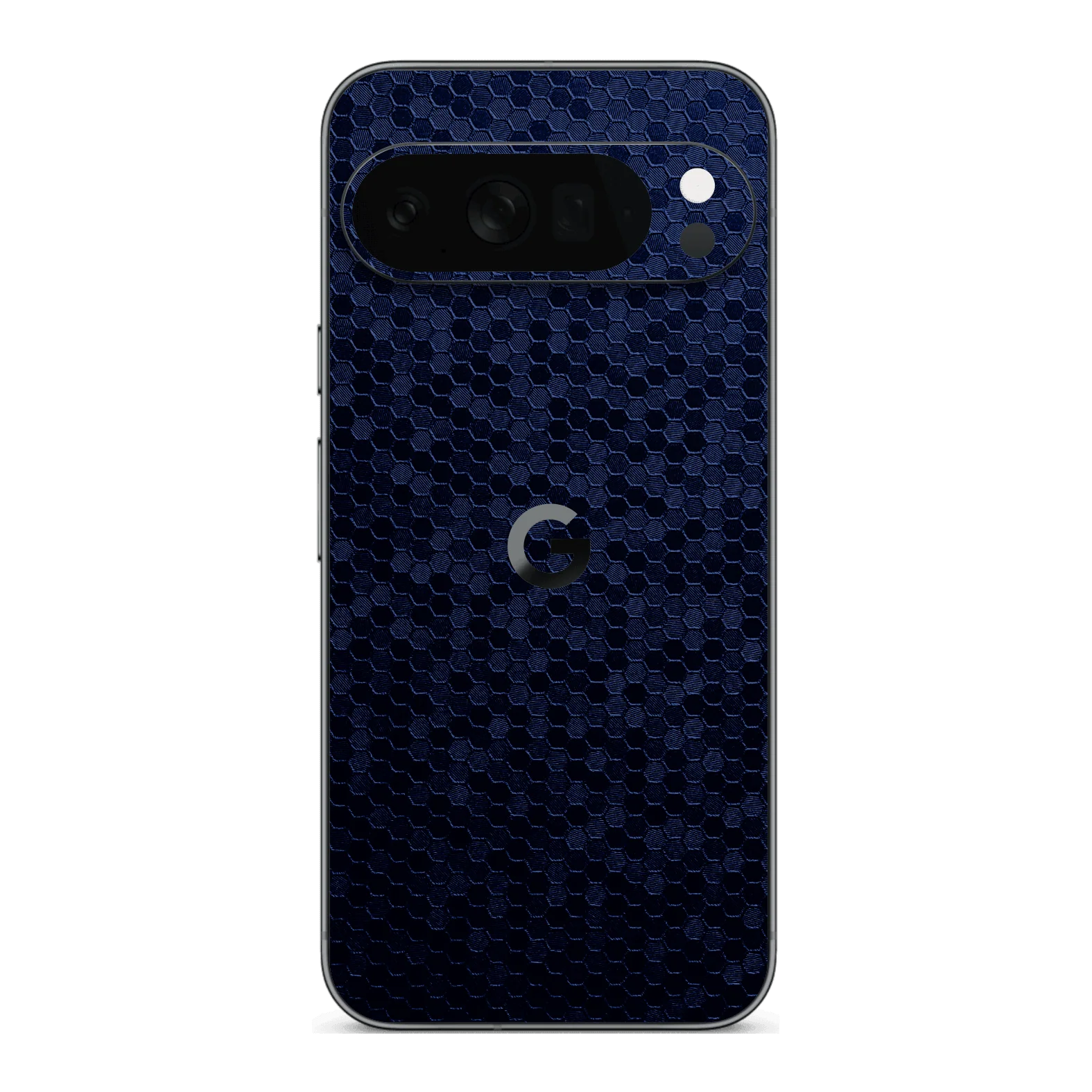 Google Pixel 10 PRO LUXURIA Navy Blue HONEYCOMB 3D TEXTURED Skin