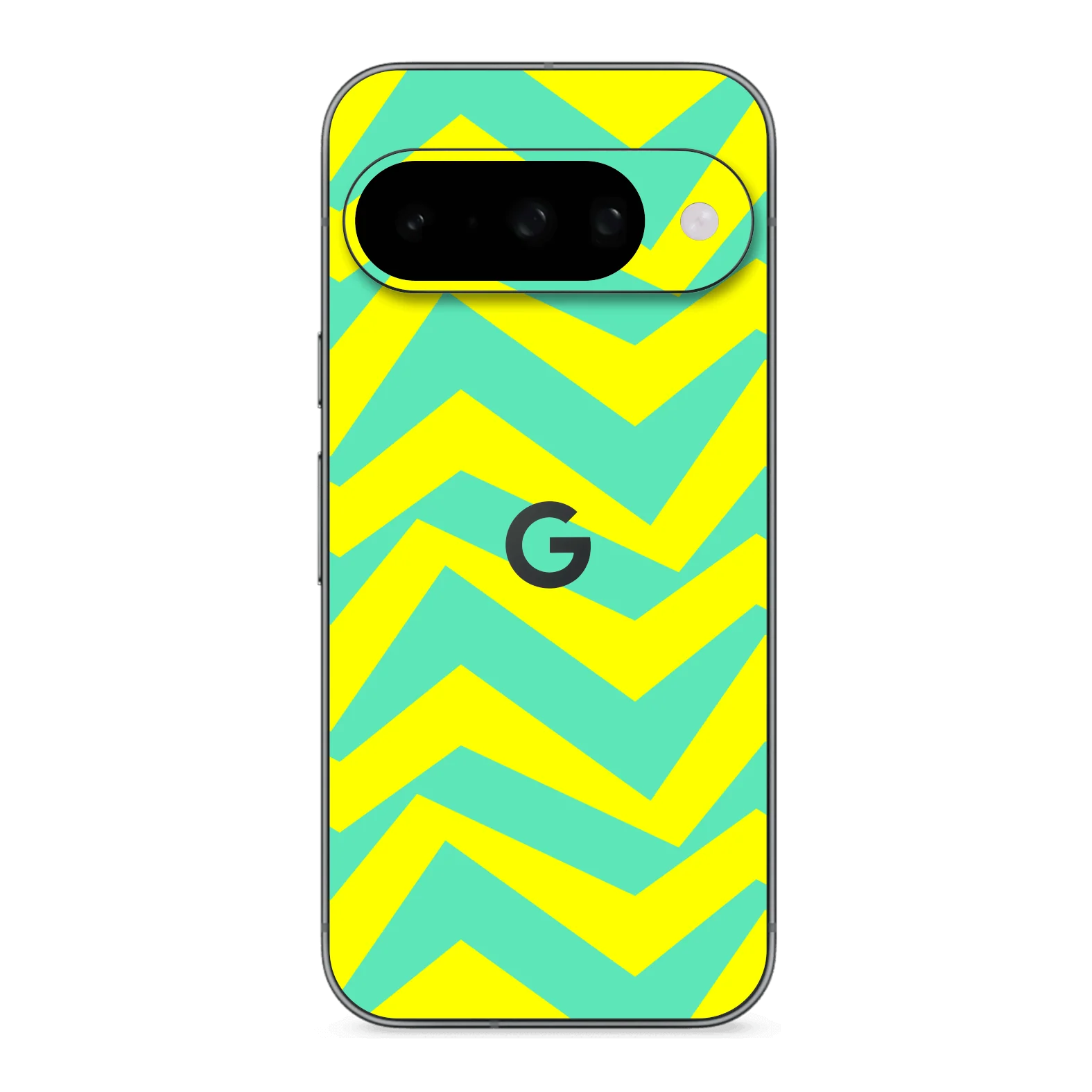 Google Pixel 10 SIGNATURE ZigPop Yellow-Turquoise Skin