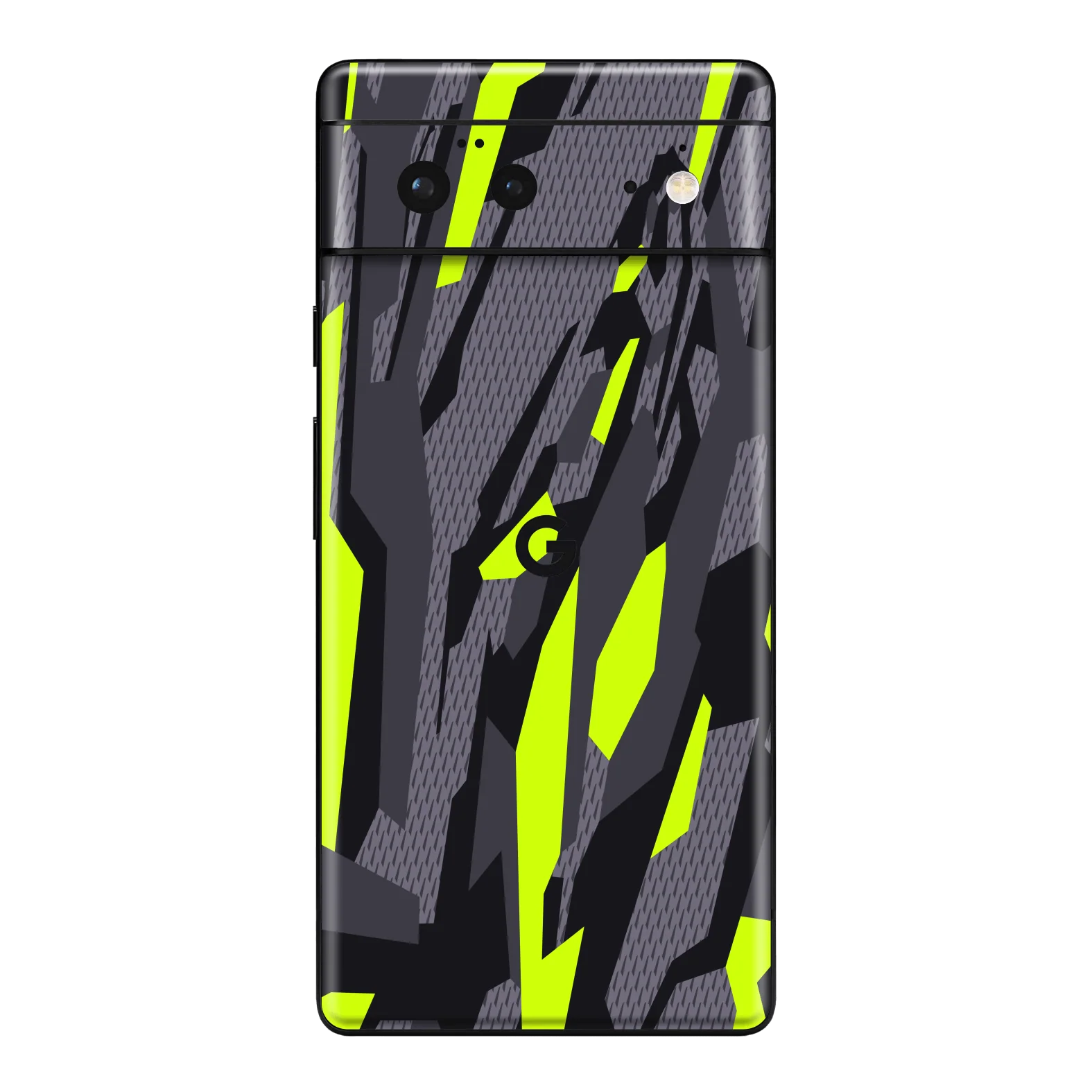 Google Pixel 6 SIGNATURE Abstract Green CAMO Skin