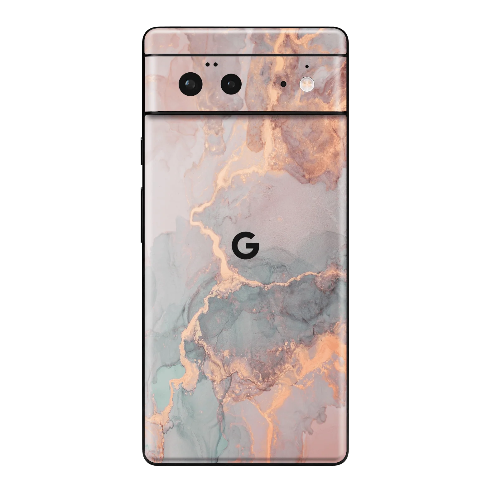 Google Pixel 6 SIGNATURE AGATE GEODE Pastel Peach Skin