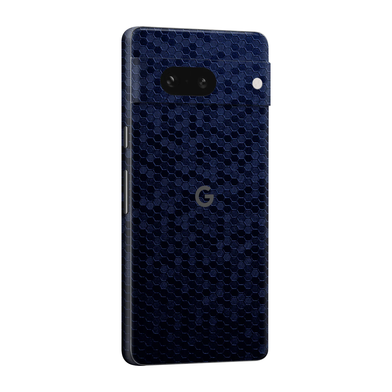 Google Pixel 7a LUXURIA Navy Blue HONEYCOMB 3D TEXTURED Skin