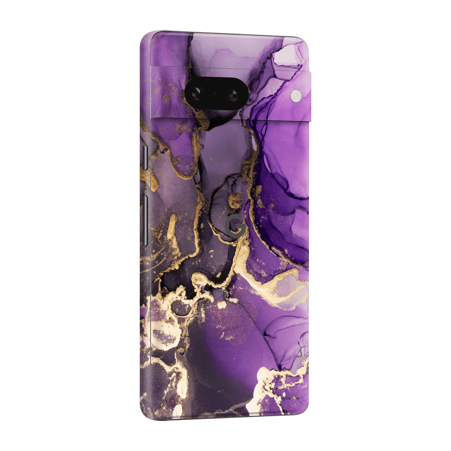 Google Pixel 7a SIGNATURE AGATE GEODE Purple-Gold Skin