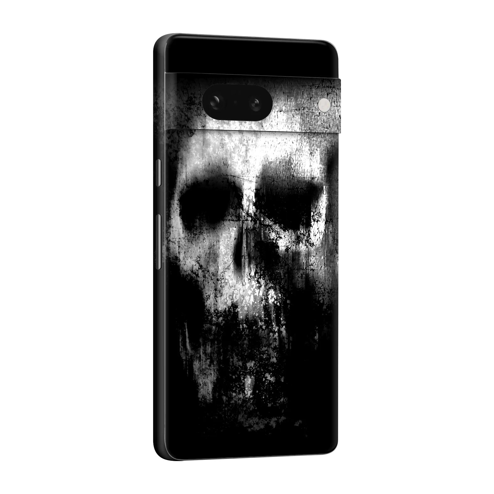Google Pixel 7a SIGNATURE Horror Black & White SKULL Skin
