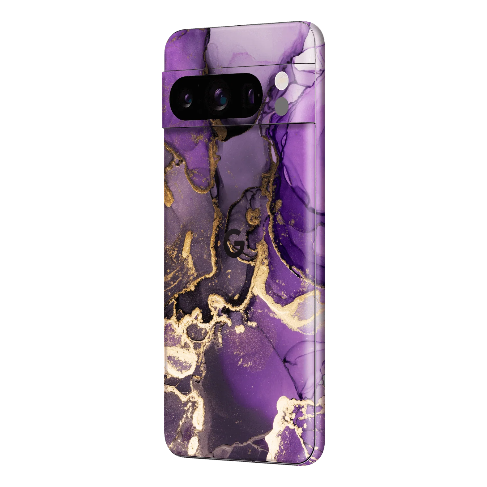 Google Pixel 8 PRO SIGNATURE AGATE GEODE Purple-Gold Skin