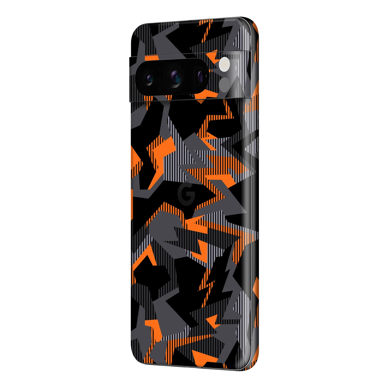 Google Pixel 8 PRO SIGNATURE Sharp-Edged Orange CAMO Skin