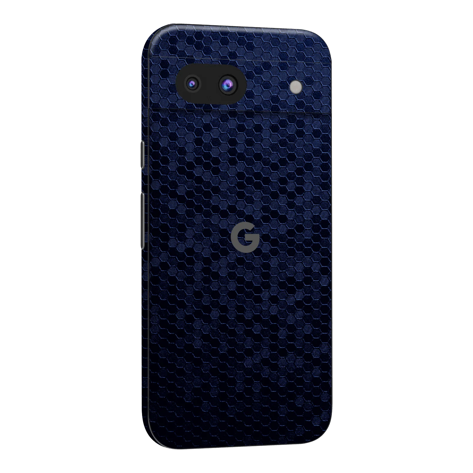Google Pixel 8a LUXURIA Navy Blue HONEYCOMB 3D TEXTURED Skin