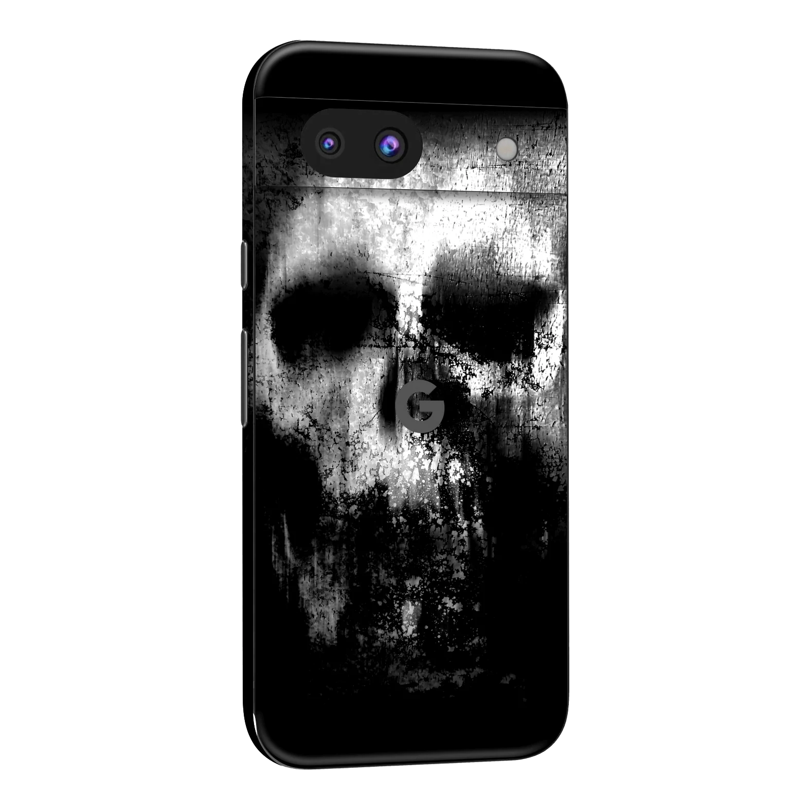 Google Pixel 8a SIGNATURE Horror Black & White SKULL Skin