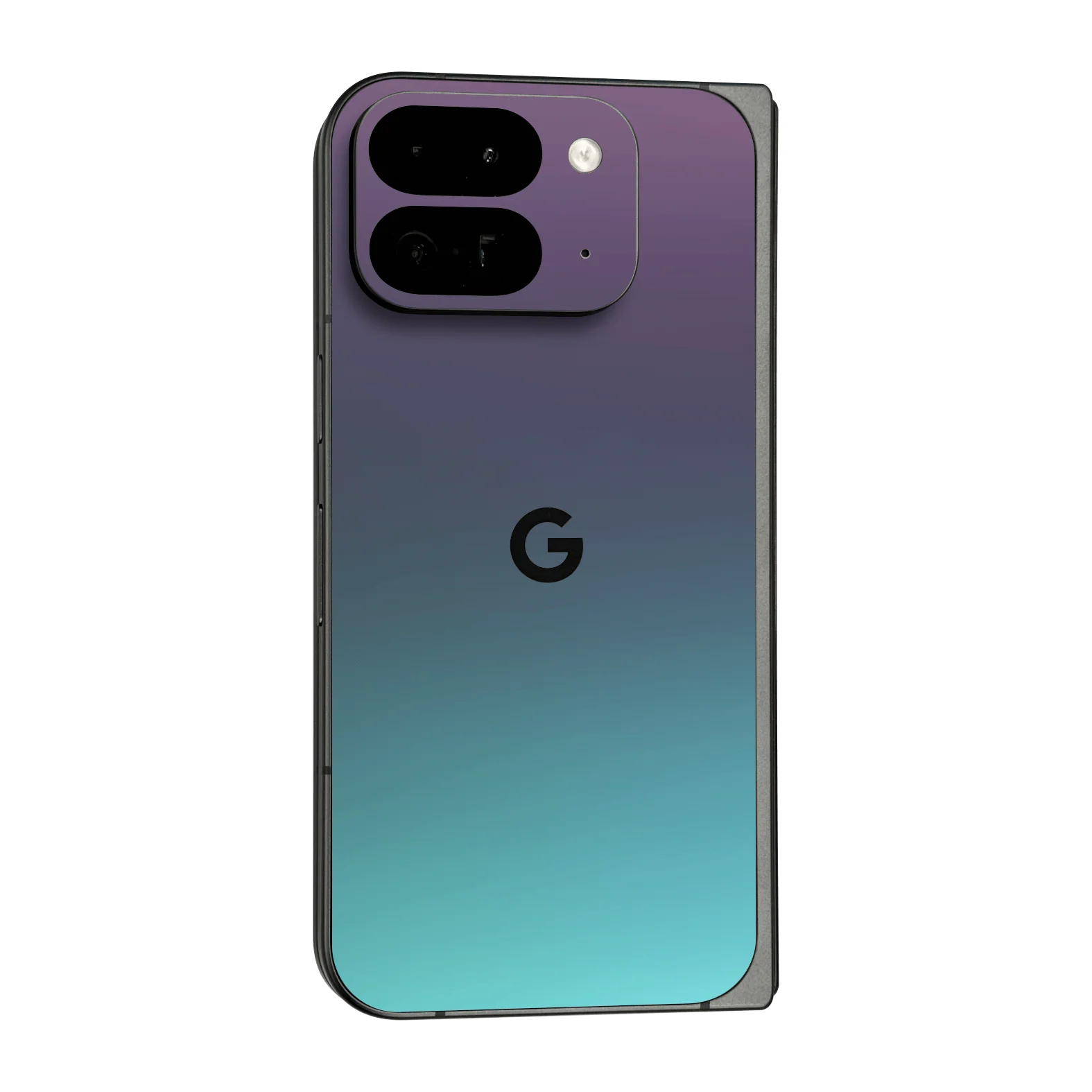 Google Pixel 9 Pro FOLD - CHAMELEON TURQUOISE LAVENDER Matt Metallic Skin