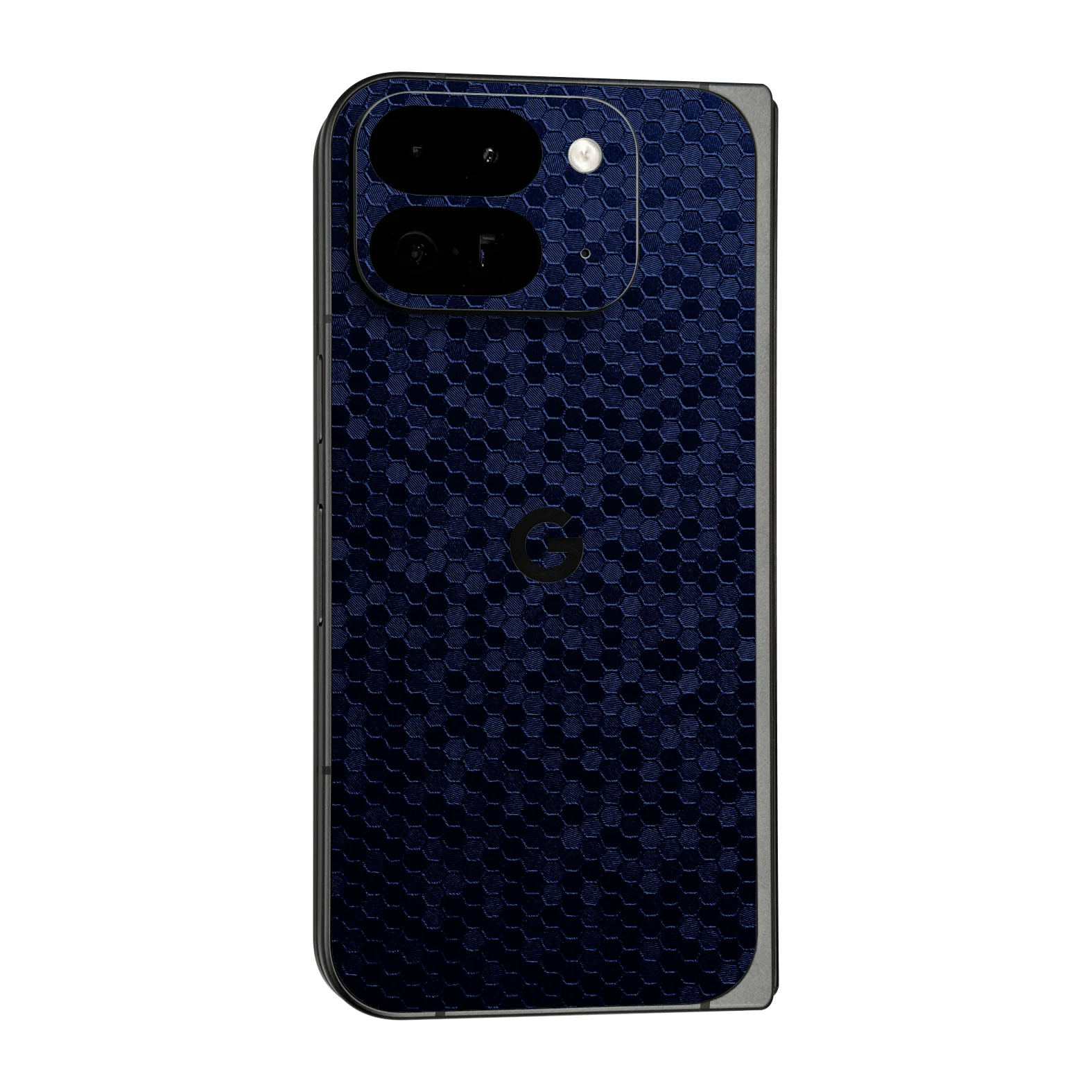 Google Pixel 9 Pro FOLD - LUXURIA Navy Blue HONEYCOMB 3D TEXTURED Skin