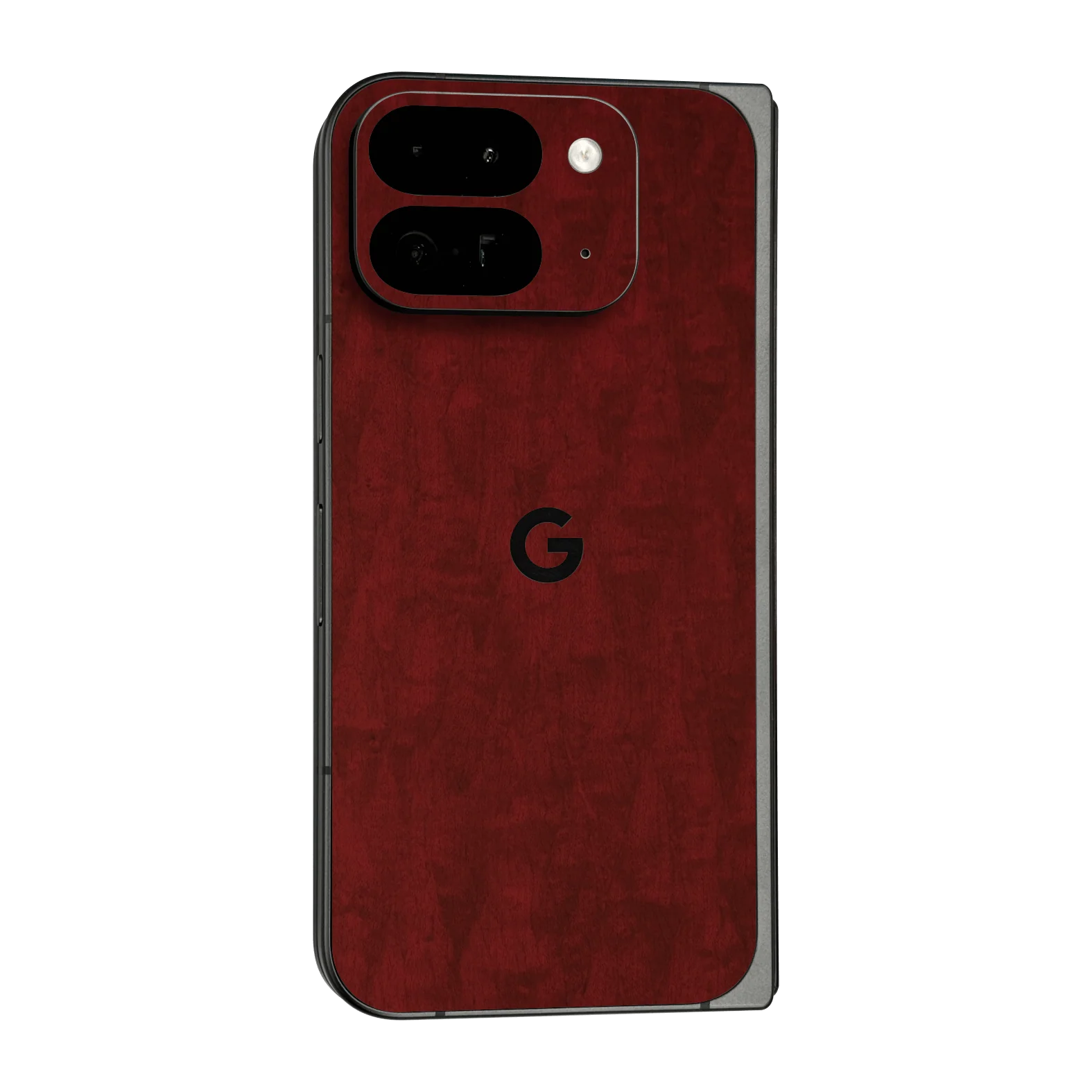 Google Pixel 9 Pro FOLD - LUXURIA Scarlet Satin Wood Skin