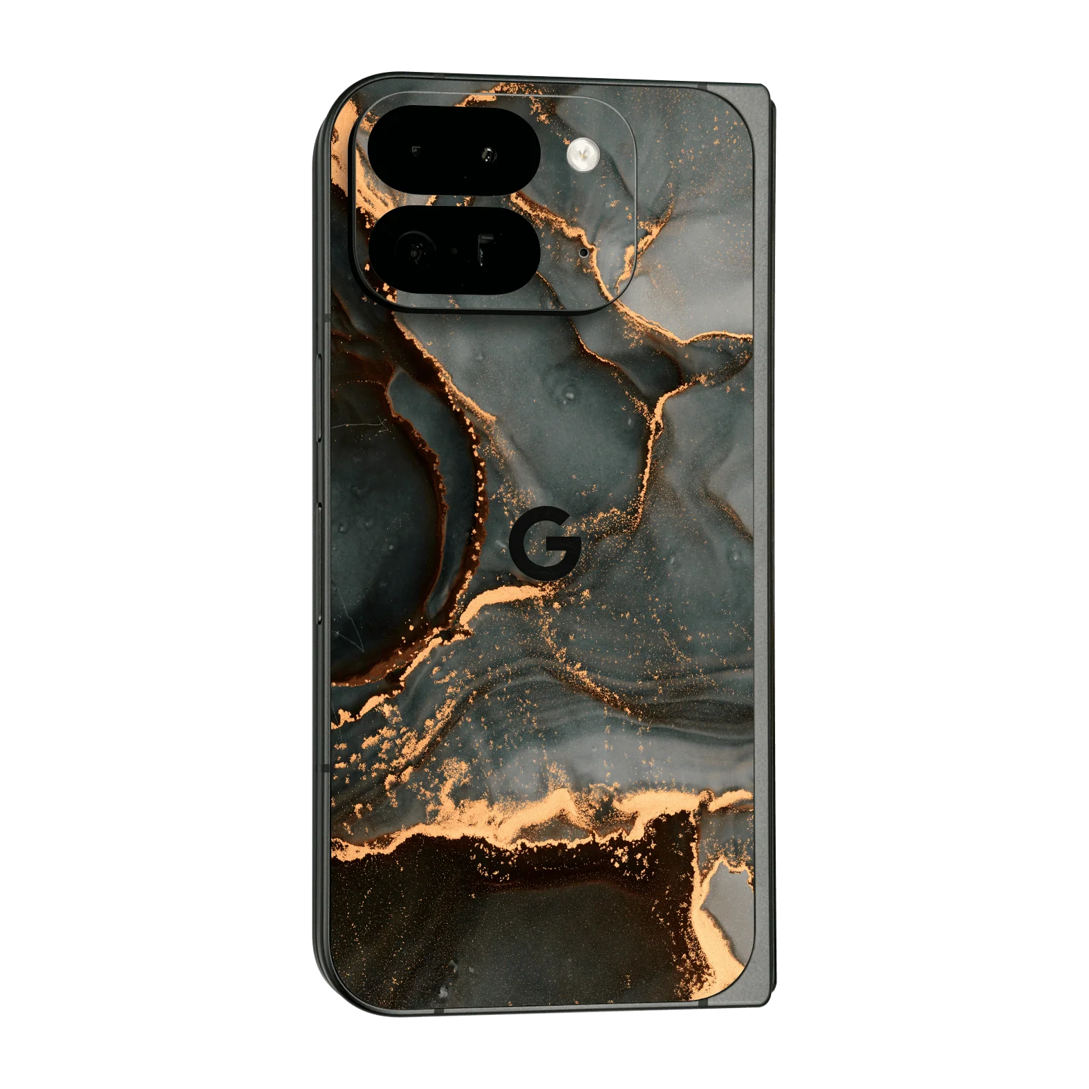 Google Pixel 9 Pro FOLD - SIGNATURE AGATE GEODE Deep Forest Skin