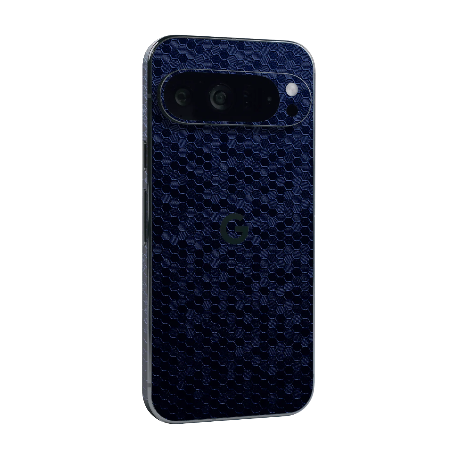 Google Pixel 9 PRO LUXURIA Navy Blue HONEYCOMB 3D TEXTURED Skin