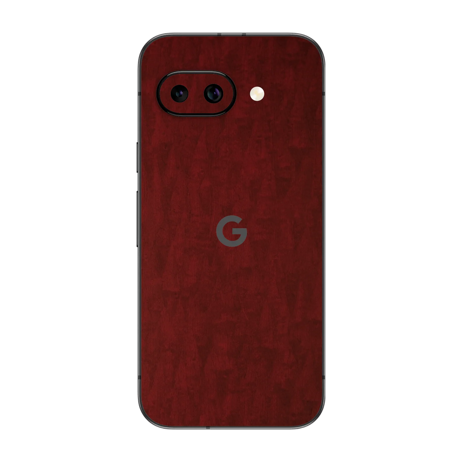 Google Pixel 9a LUXURIA Scarlet Satin Wood Skin