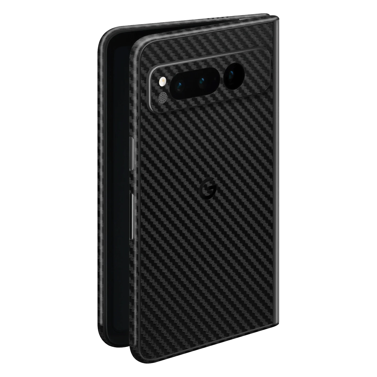 Google PIXEL FOLD Textured CARBON Fibre Skin - BLACK