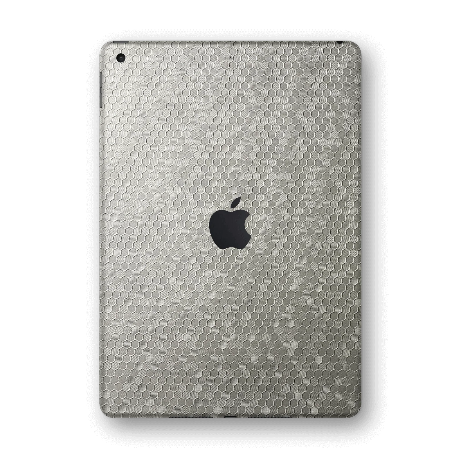 iPad 10.2" (8th Gen, 2020) LUXURIA SILVER HONEYCOMB 3D TEXTURED Skin