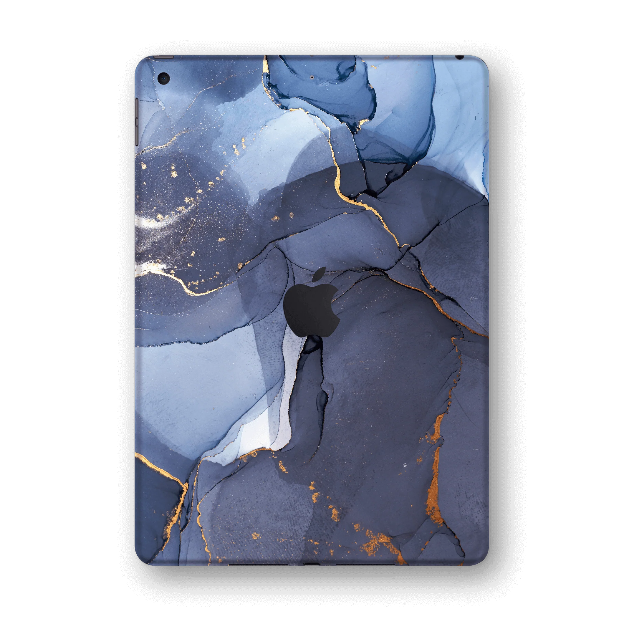 iPad 10.2" (8/9th Gen, 2020/2021) SIGNATURE AGATE GEODE Pigeon Blue-Gold Skin