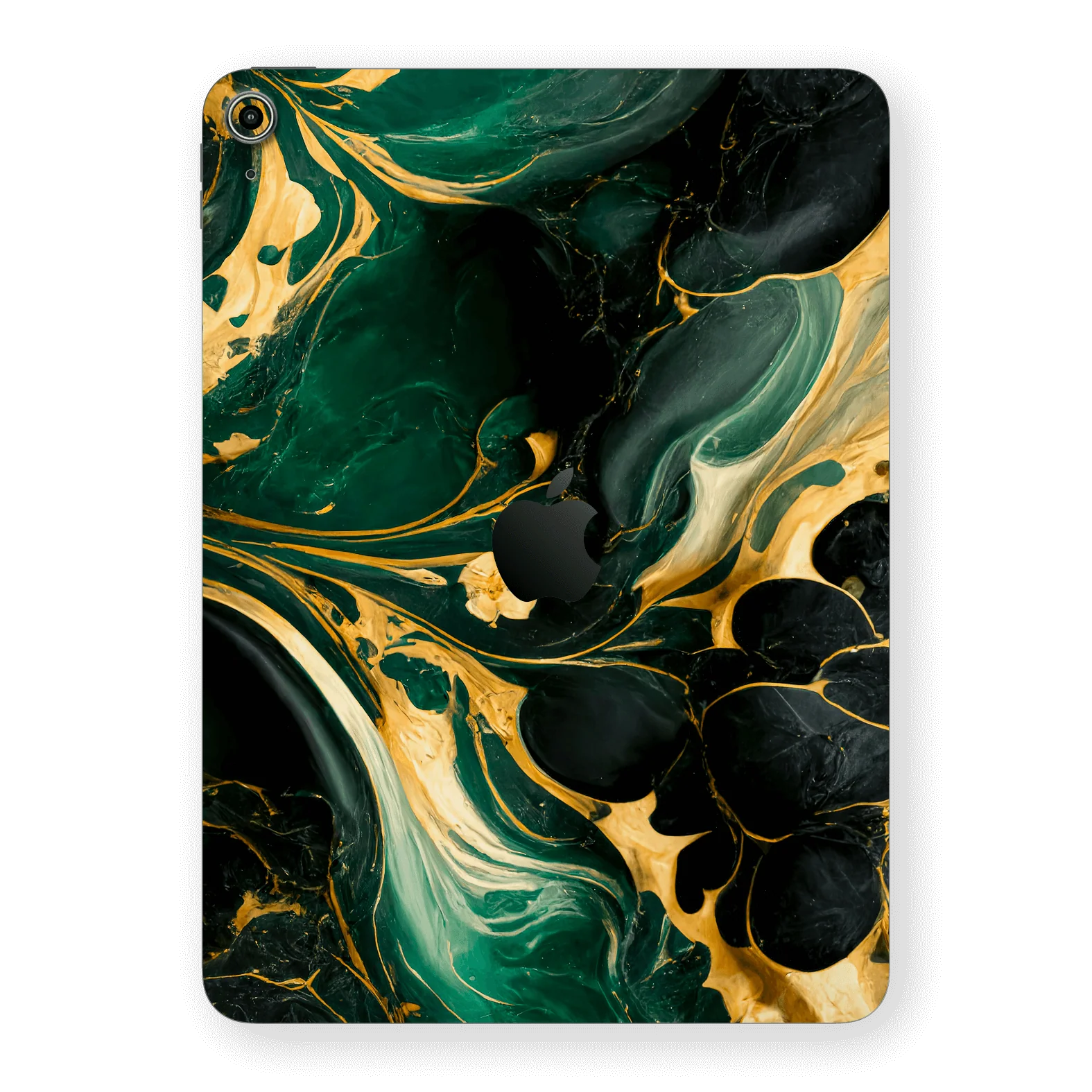 iPad 10.9" (10th Gen, 2022) SIGNATURE AGATE GEODE Royal Green-Gold Skin