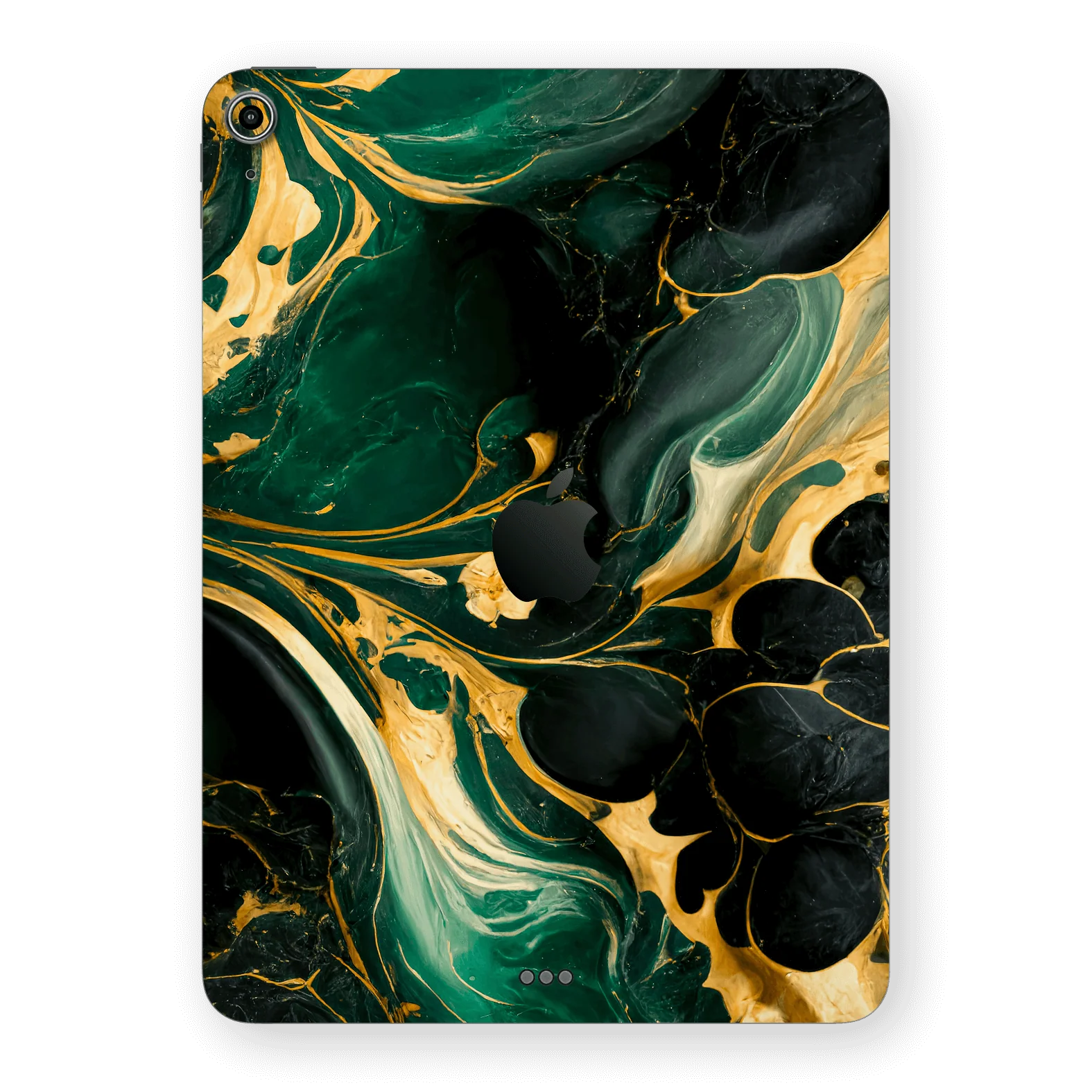 iPad AIR 13” (M2) SIGNATURE AGATE GEODE Royal Green-Gold Skin