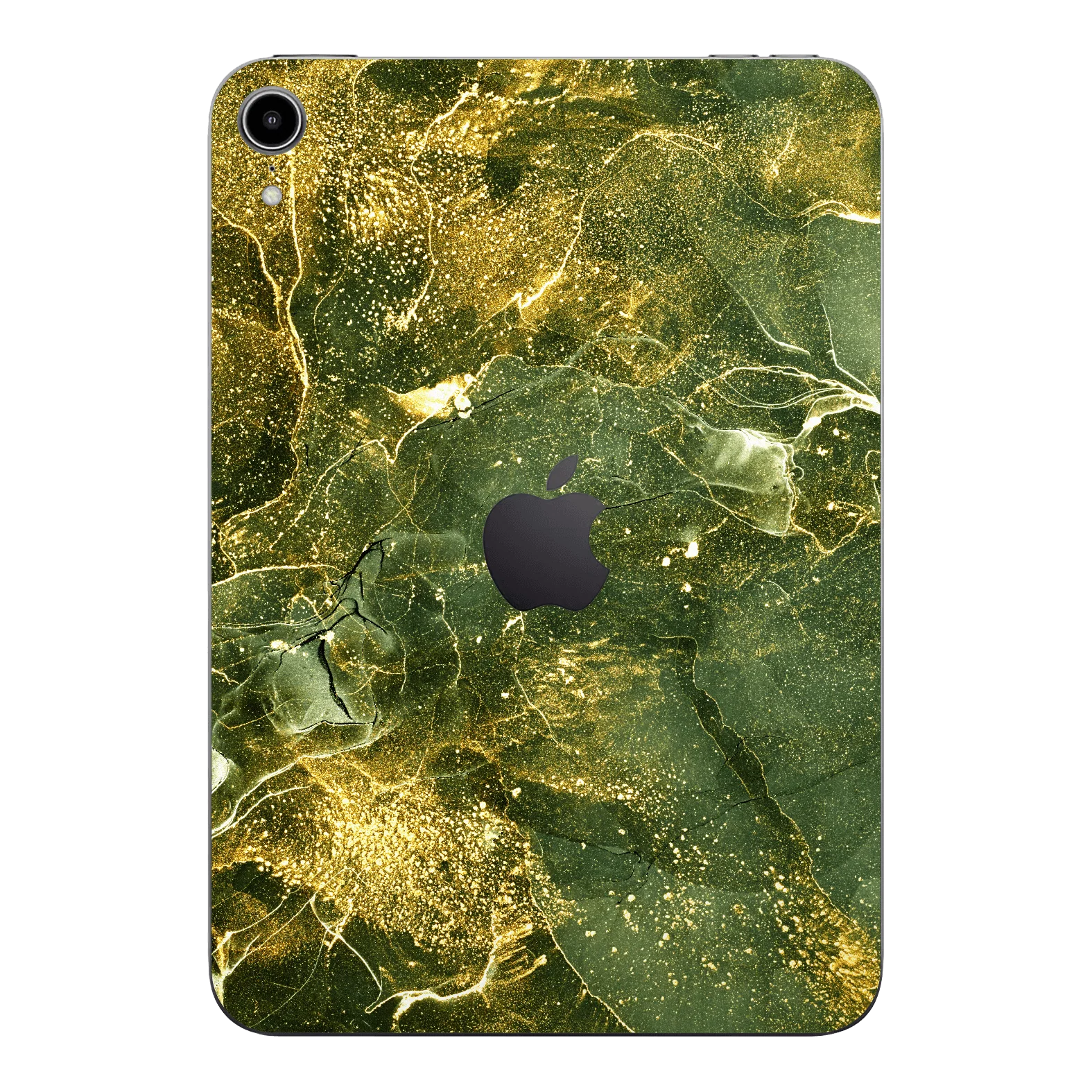 iPad MINI 6 (2021) SIGNATURE AGATE GEODE Royal Green-Gold Skin