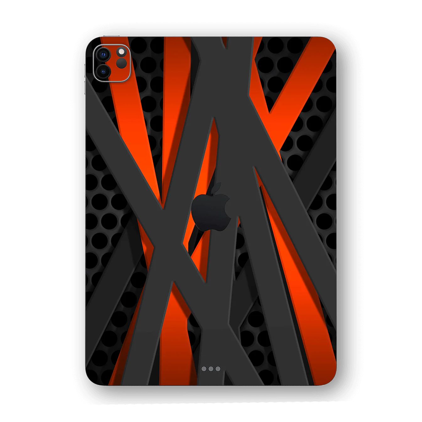 iPad PRO 11" (2020) SIGNATURE Black-Red FIBRE Skin