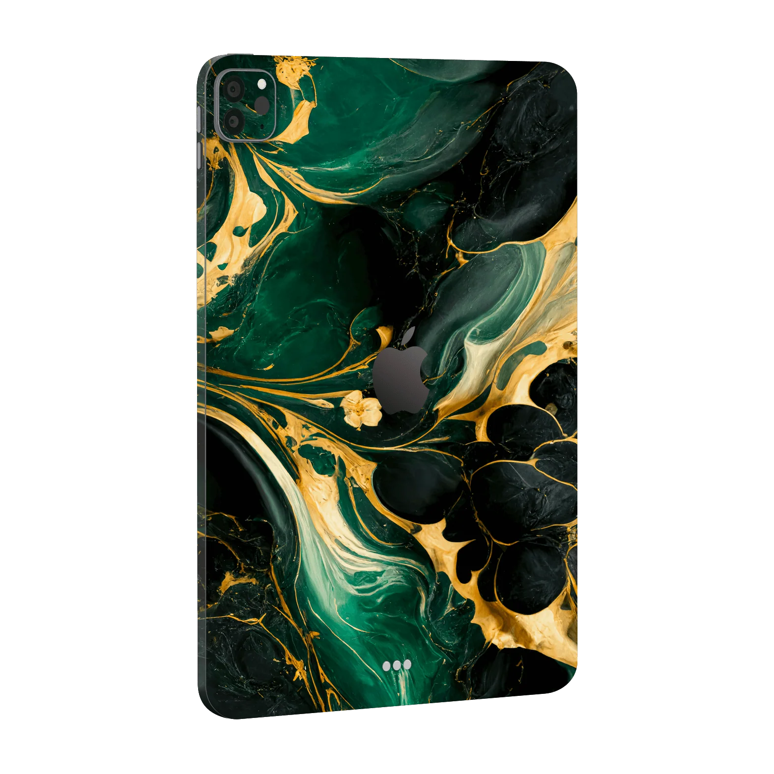 iPad PRO 11" (2021) SIGNATURE AGATE GEODE Royal Green-Gold Skin