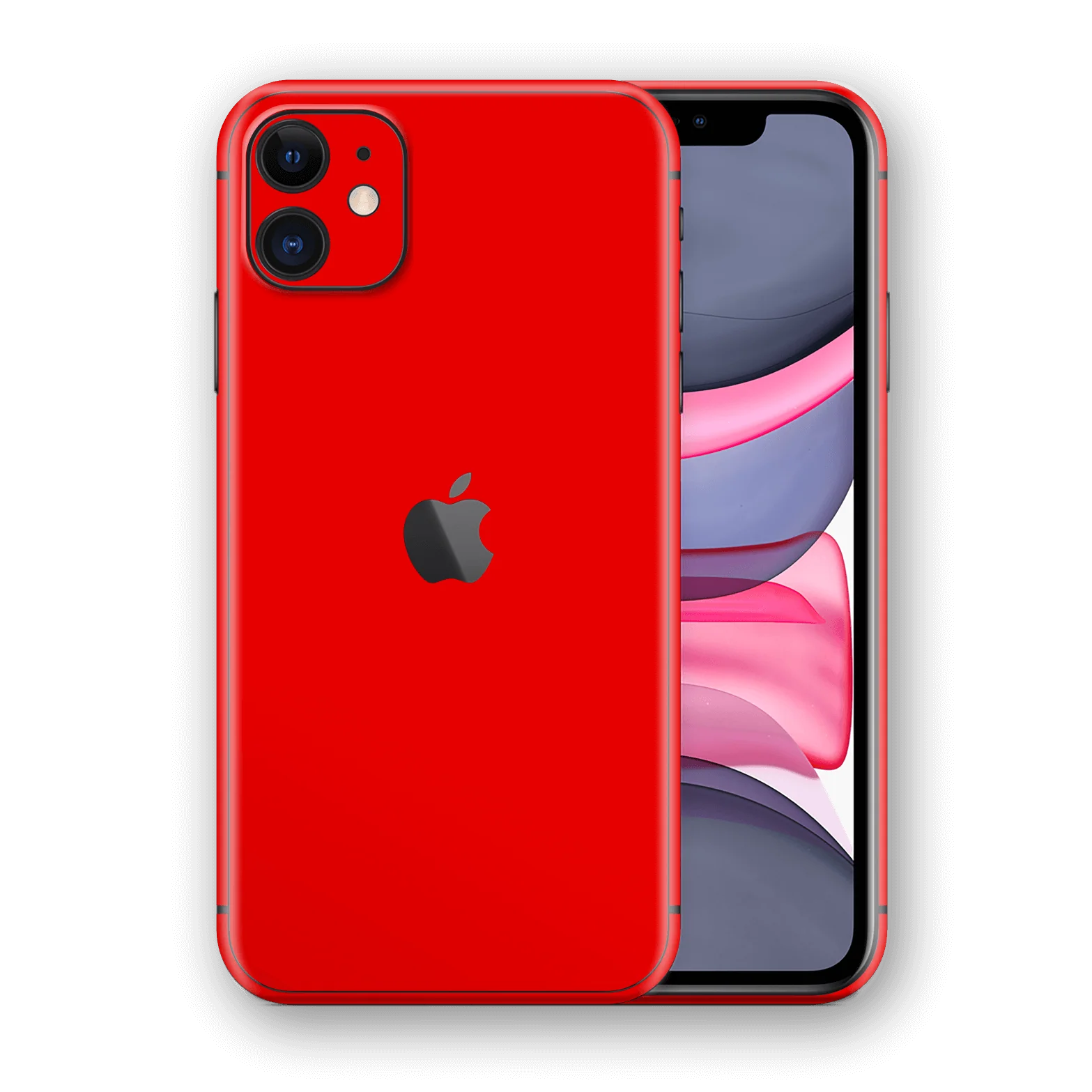 iPhone 11 GLOSSY Bright Red Skin