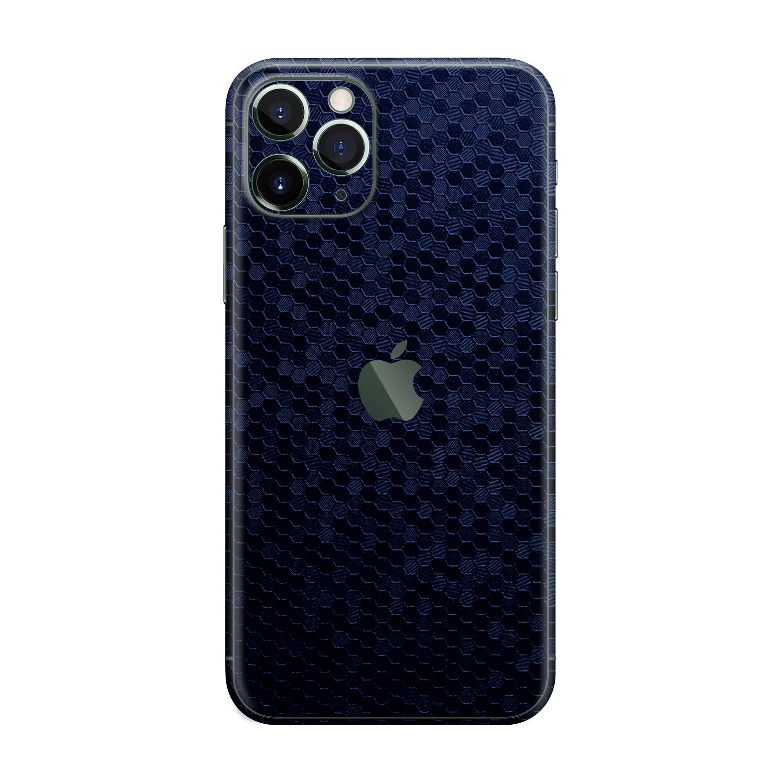 iPhone 11 Pro MAX LUXURIA Navy Blue HONEYCOMB 3D TEXTURED Skin
