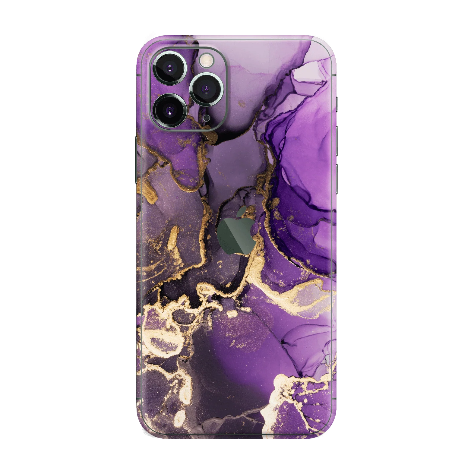 iPhone 11 Pro MAX SIGNATURE AGATE GEODE Purple-Gold Skin
