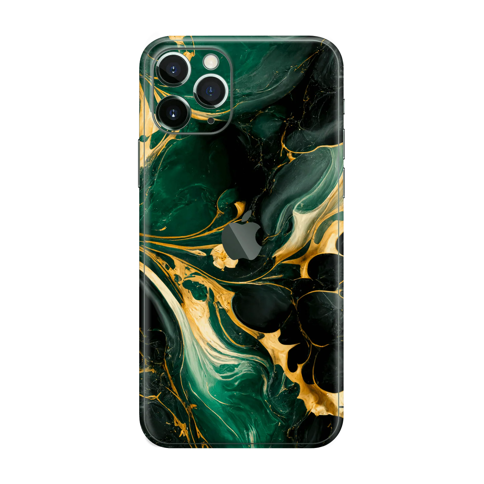iPhone 11 Pro MAX SIGNATURE AGATE GEODE Royal Green-Gold Skin