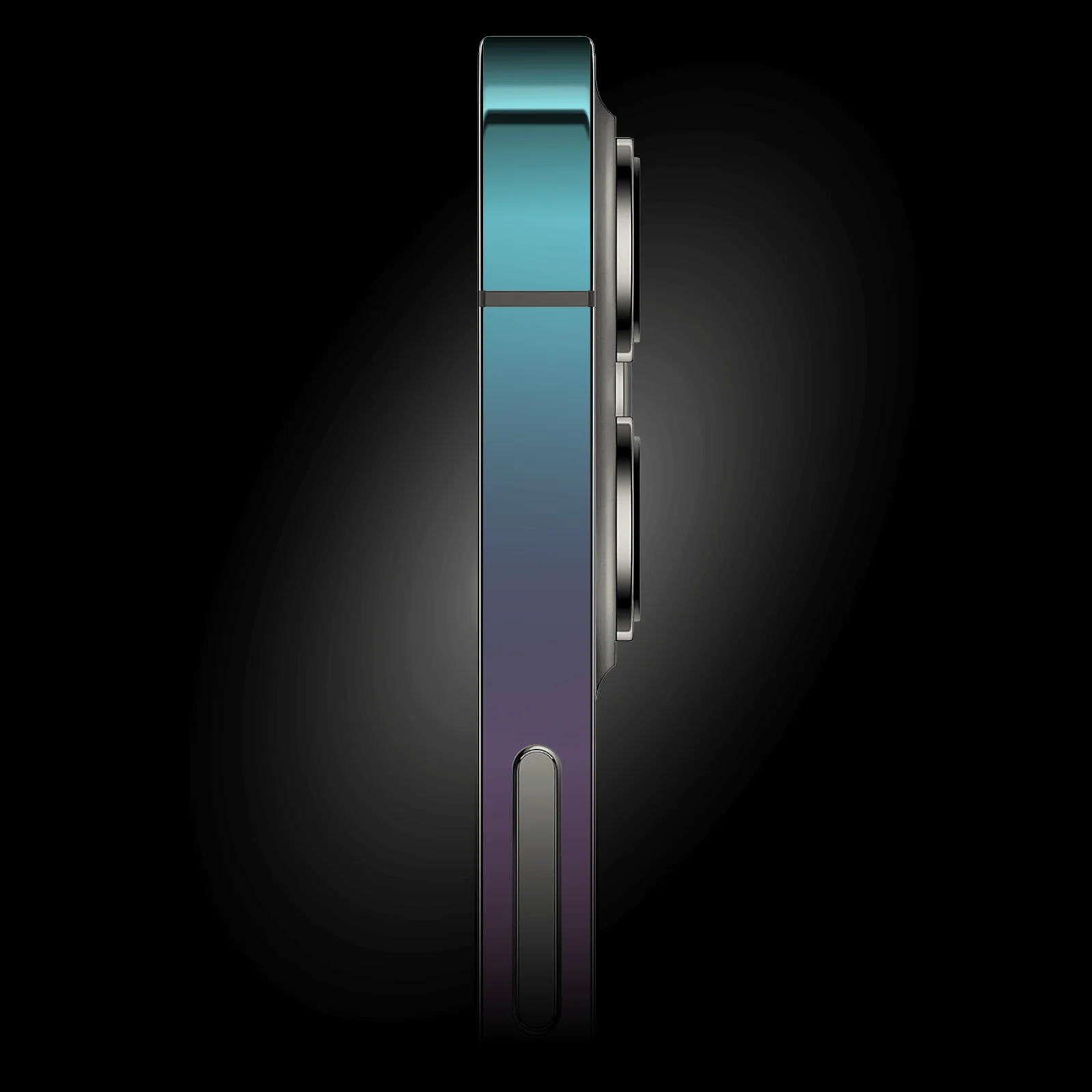 iPhone 12 MINI CHAMELEON TURQUOISE LAVENDER Matt Metallic Skin - Image 2