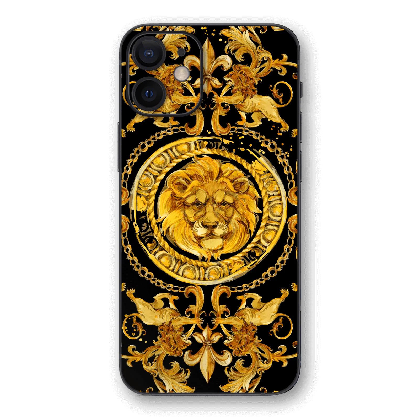 iPhone 12 MINI SIGNATURE Baroque Gold Ornaments Skin