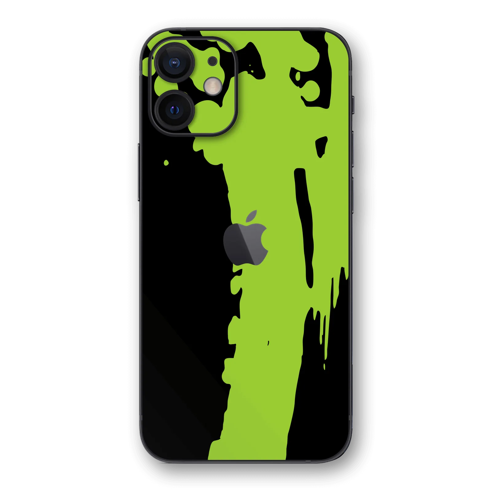 iPhone 12 MINI SIGNATURE Green Dripping Paint Skin