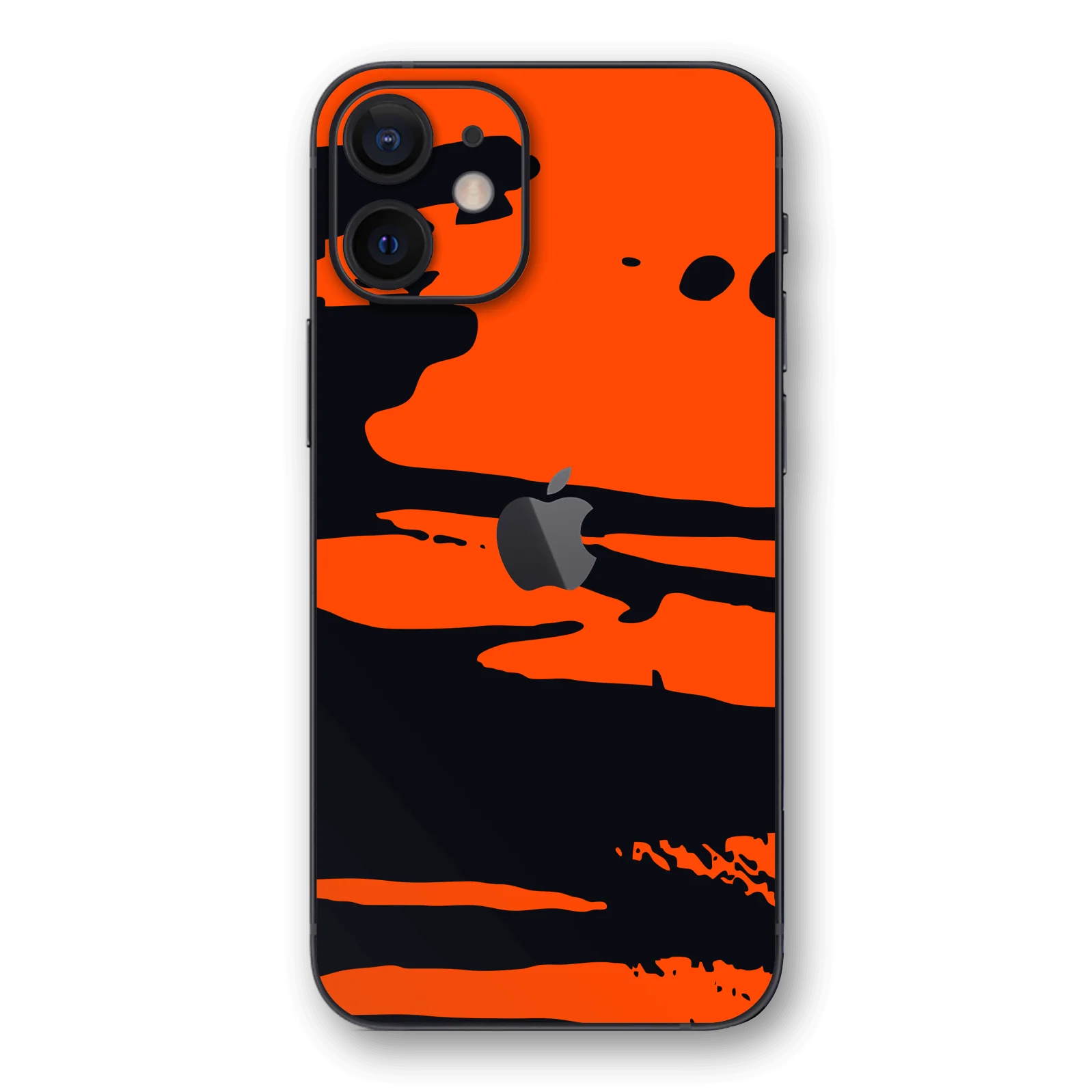 iPhone 12 MINI SIGNATURE Orange Paint Splatter Skin
