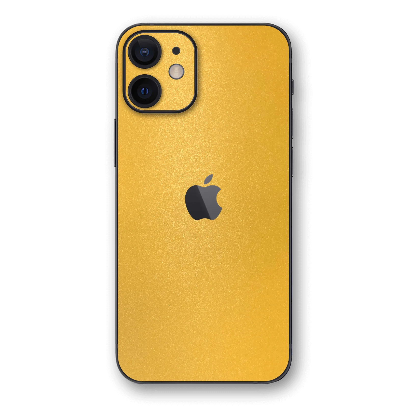 iPhone 12 MINI YELLOW MATT Metallic Skin