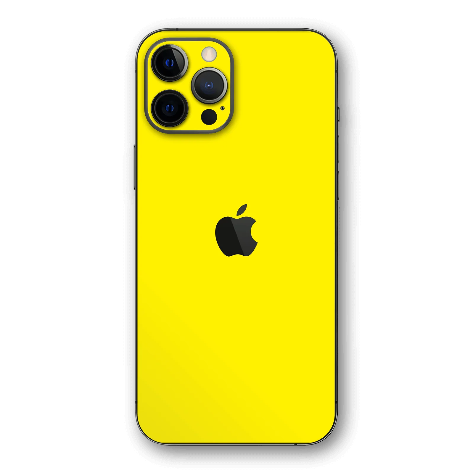 iPhone 12 PRO GLOSSY Lemon Yellow Skin