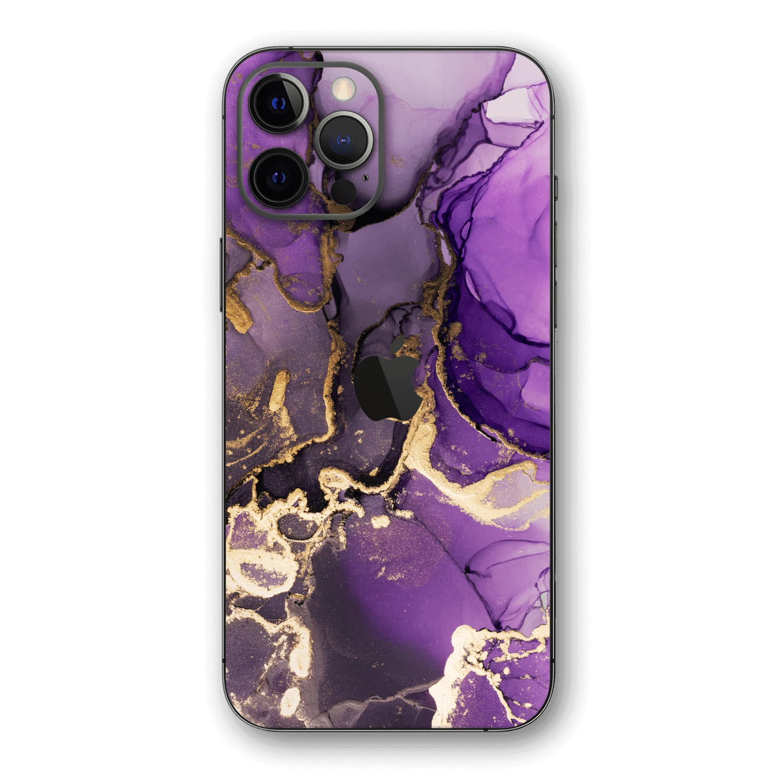 iPhone 12 Pro MAX SIGNATURE AGATE GEODE Purple-Gold Skin