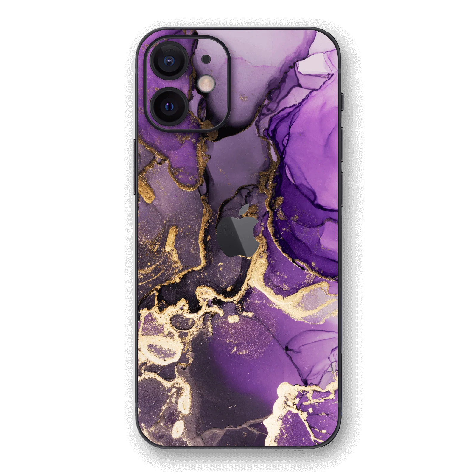 iPhone 12 SIGNATURE AGATE GEODE Purple-Gold Skin