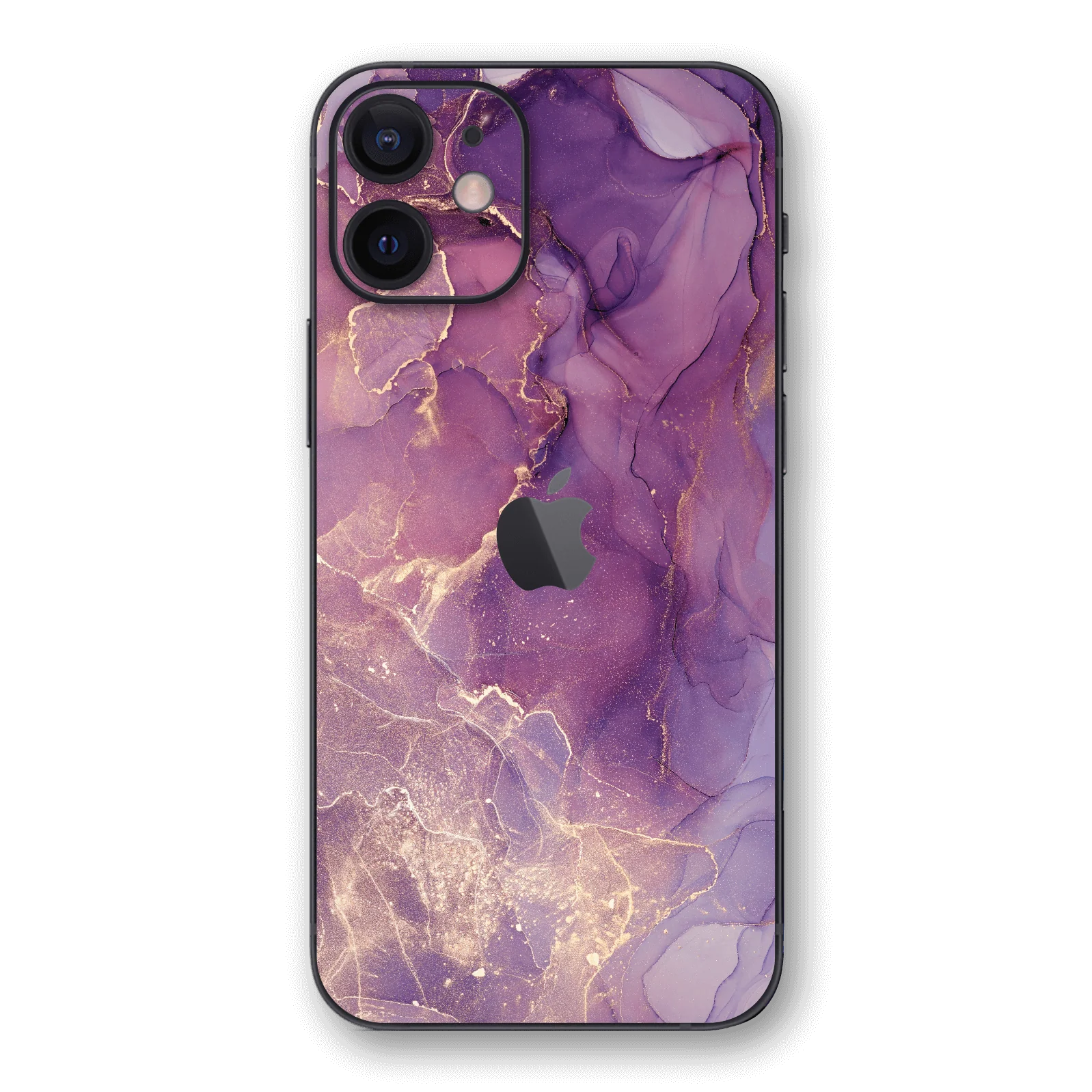 iPhone 12 SIGNATURE AGATE GEODE Purple-Gold Skin