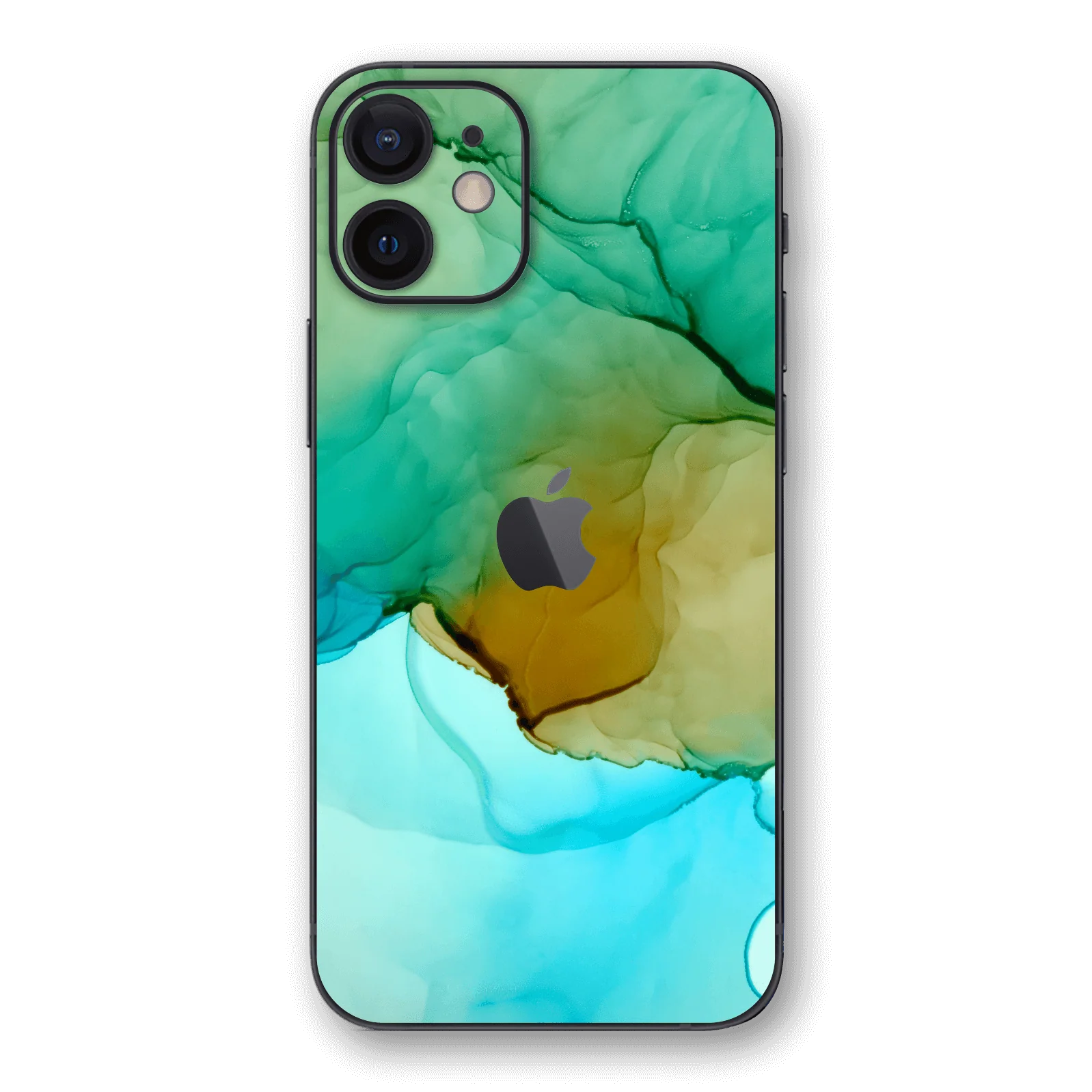 iPhone 12 SIGNATURE Blue-Green CRYSTAL Skin