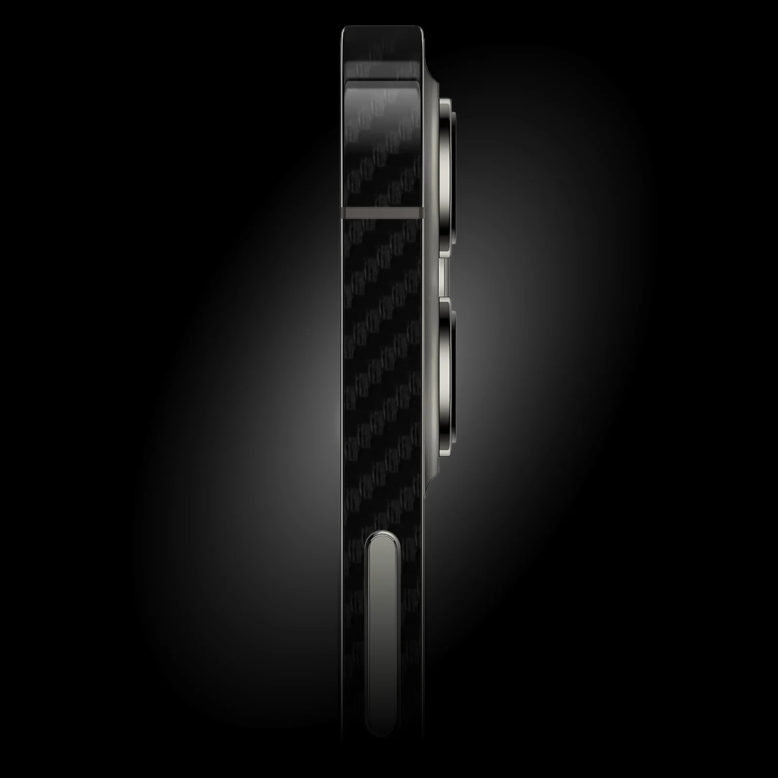 iPhone 13 3D Textured CARBON Fibre Skin - BLACK - Image 2